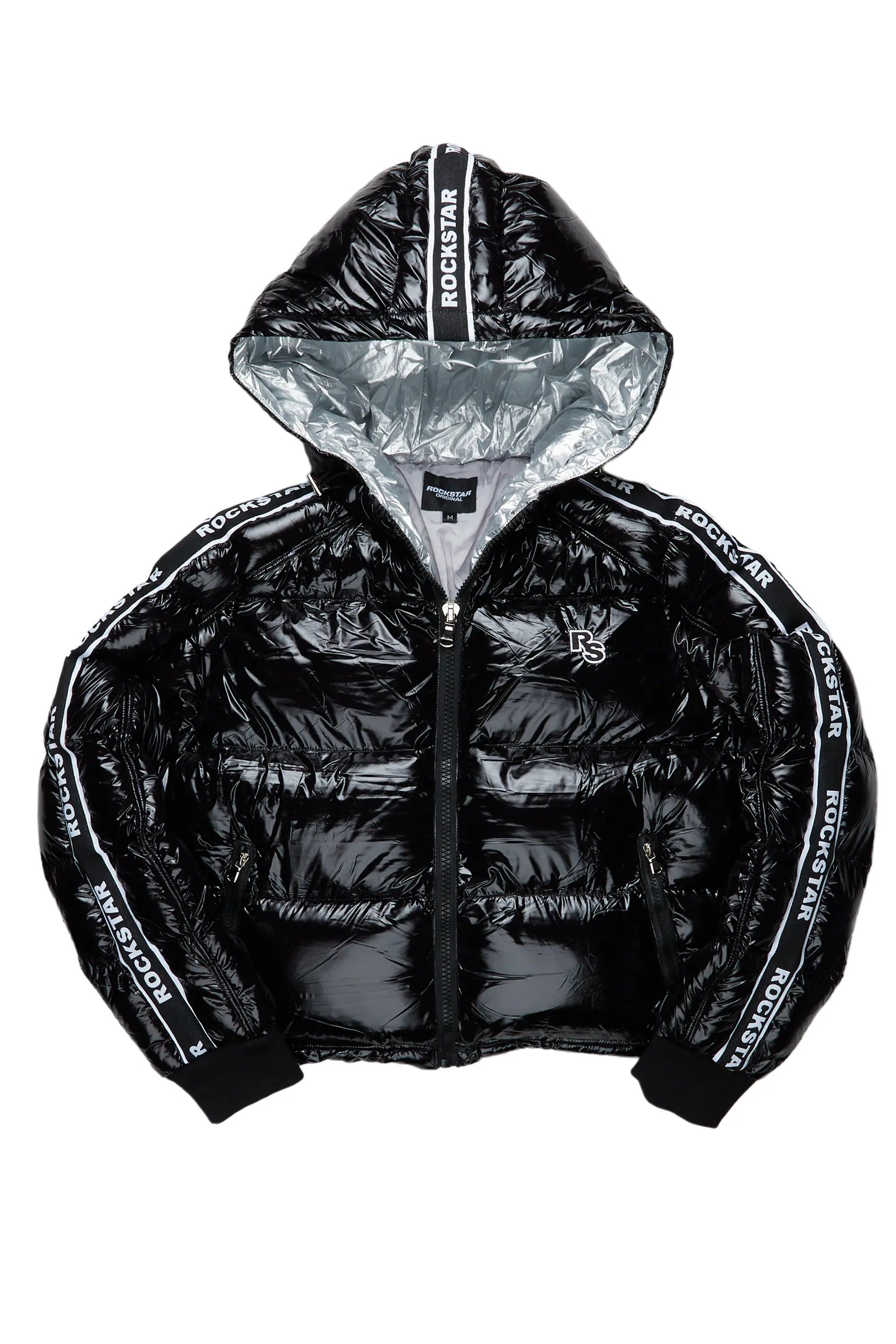 Jackey Black Puffer Jacket sold by Rockstar Original