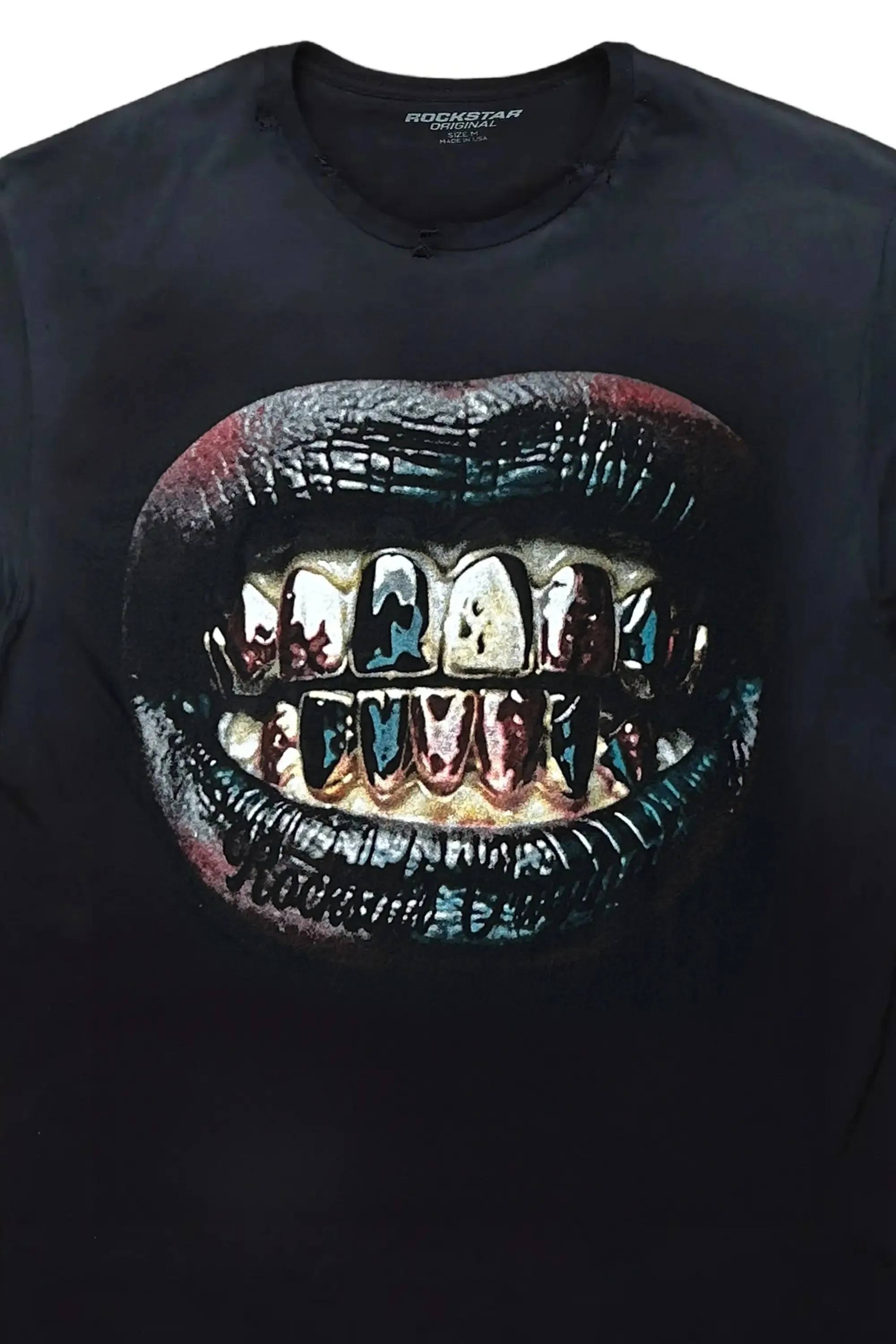 Gonen Black Oversized Graphic T-Shirt sold by Rockstar Original product image thumbnail 5