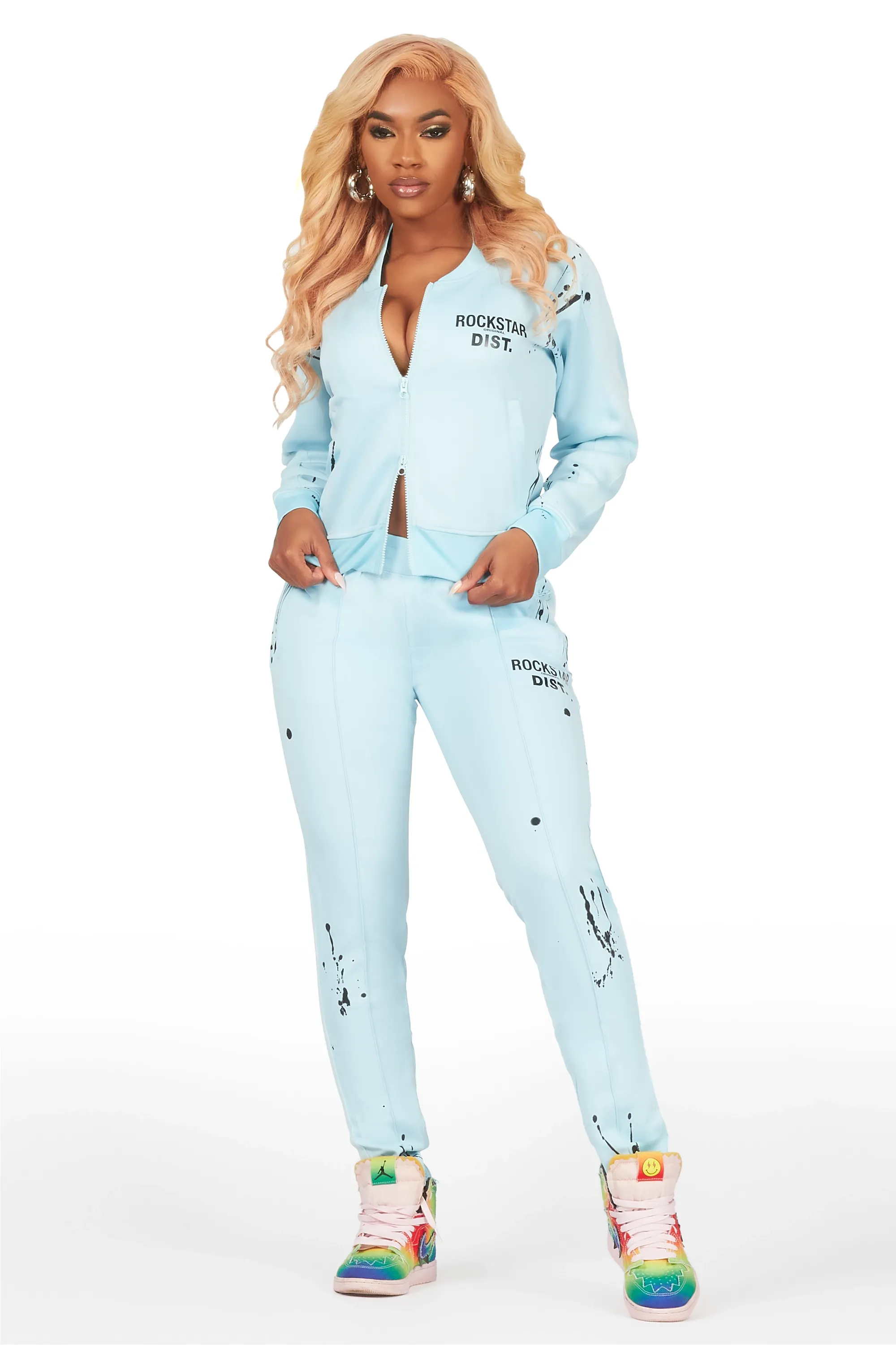 Arelia Teal Drippy Trackset sold by Rockstar Original product image thumbnail 2