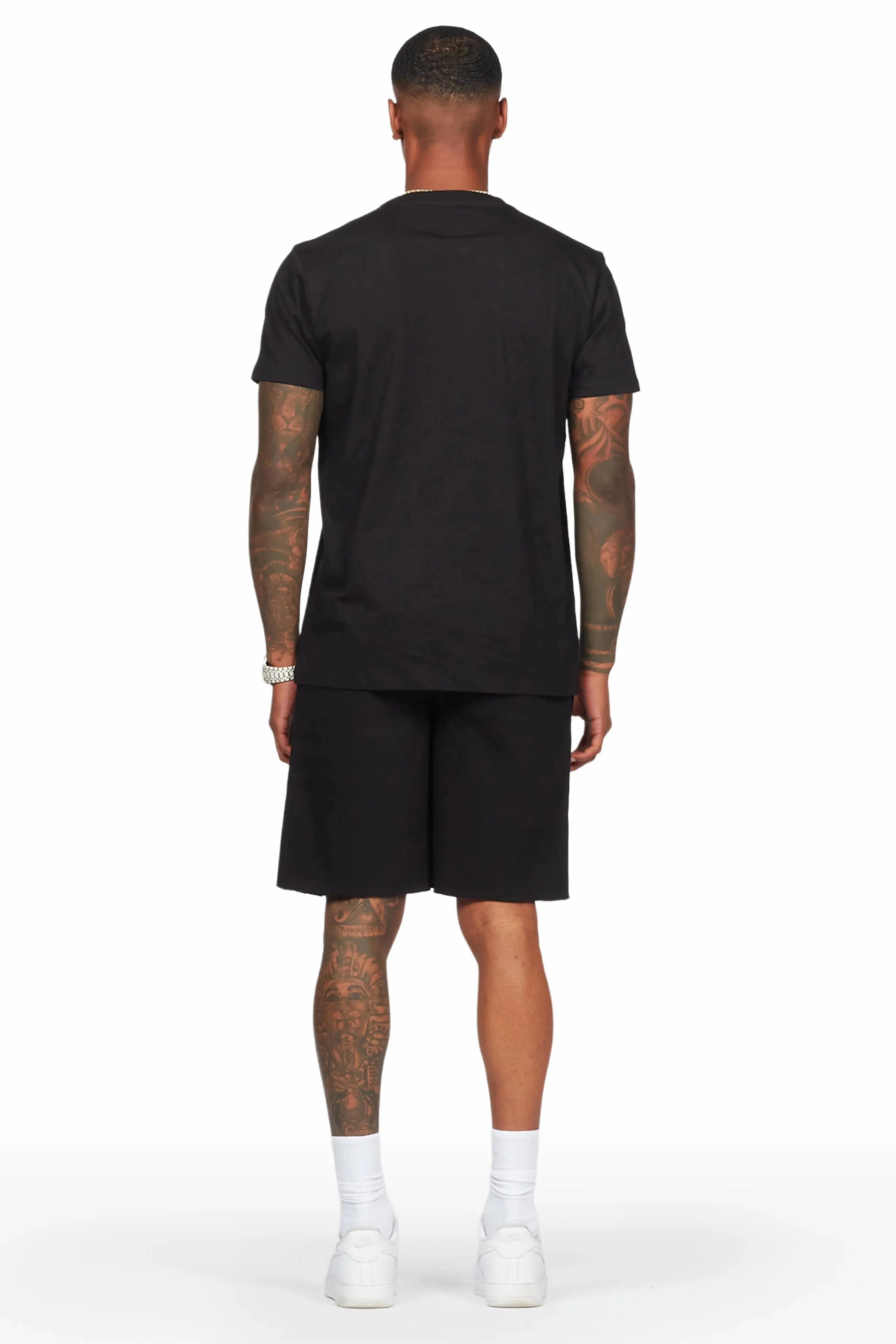 Wizzurd Black T-Shirt/Short Set sold by Rockstar Original product image thumbnail 5