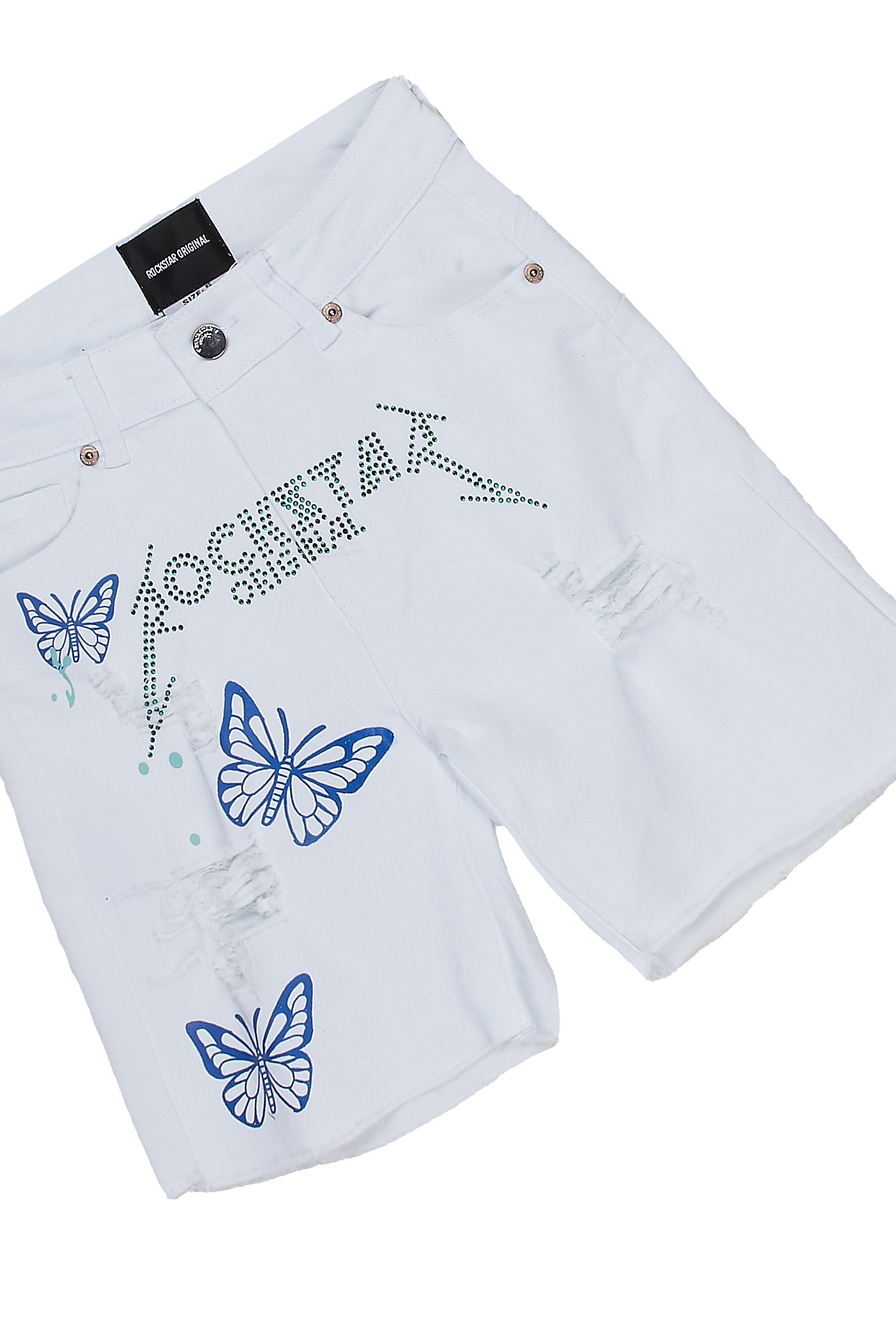 INDIE BERMUDA SHORT-WHITE sold by Rockstar Original product image thumbnail 2