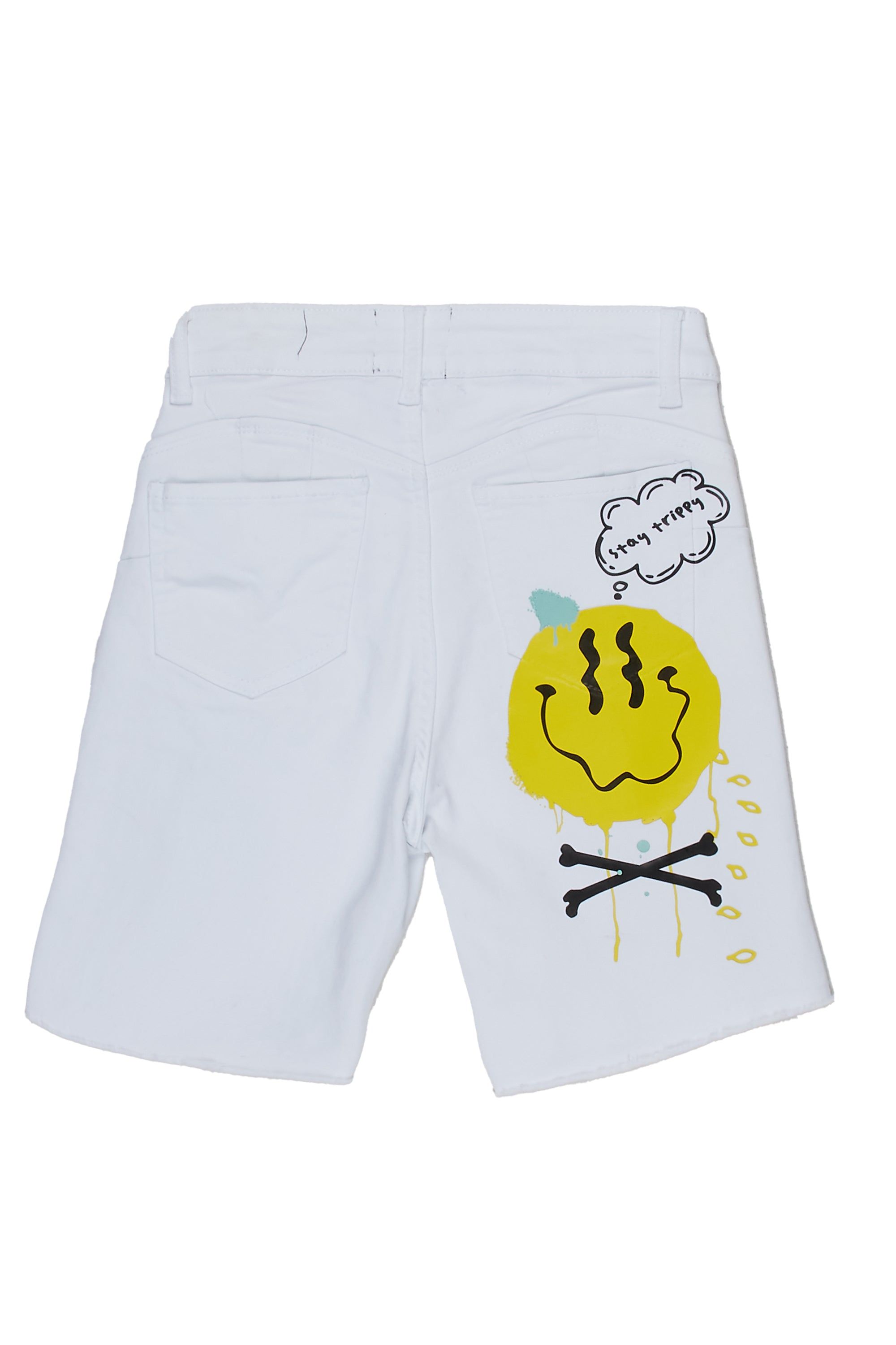 INDIE BERMUDA SHORT-WHITE sold by Rockstar Original product image thumbnail 3