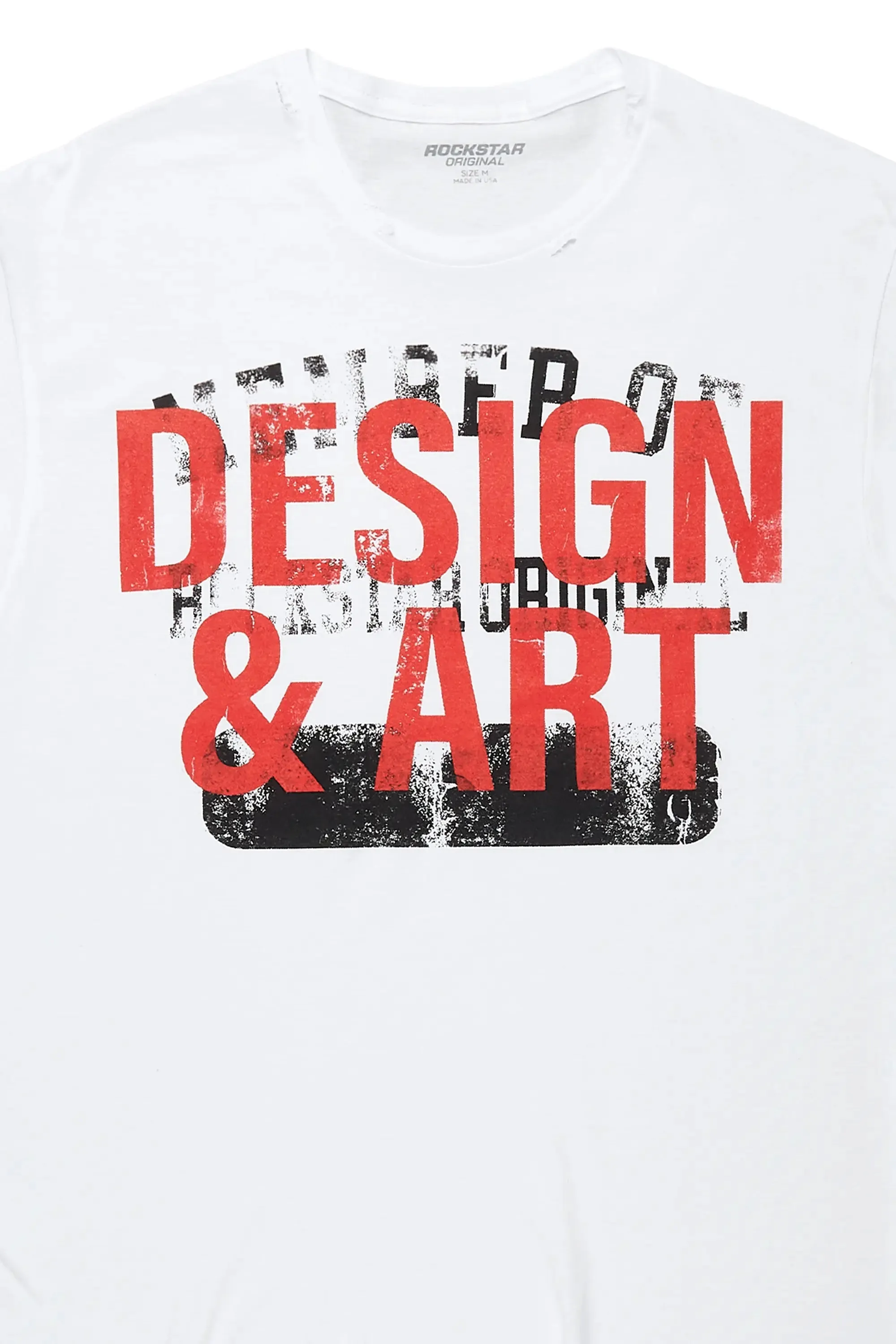 Yolanda White Oversized T-Shirt sold by Rockstar Original product image thumbnail 2