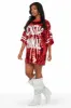 Gameday Red Sequin Mini Dress sold by Rockstar Original