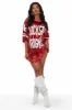 Gameday Red Sequin Mini Dress sold by Rockstar Original