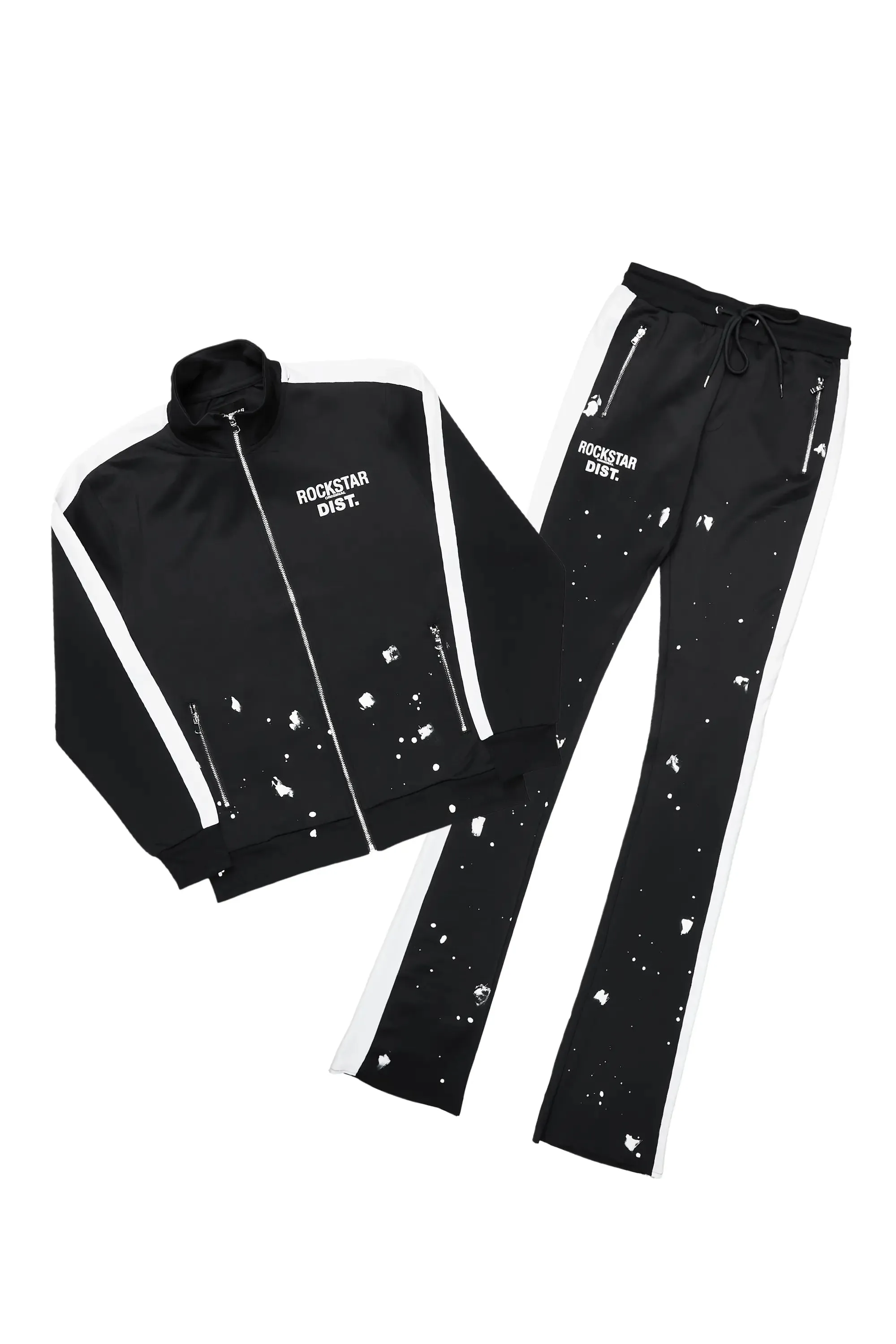 Raffer Black Super Stacked Tricot Track Set sold by Rockstar Original product image thumbnail 2