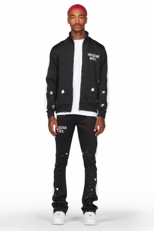 Raffer Black Super Stacked Tricot Track Set sold by Rockstar Original