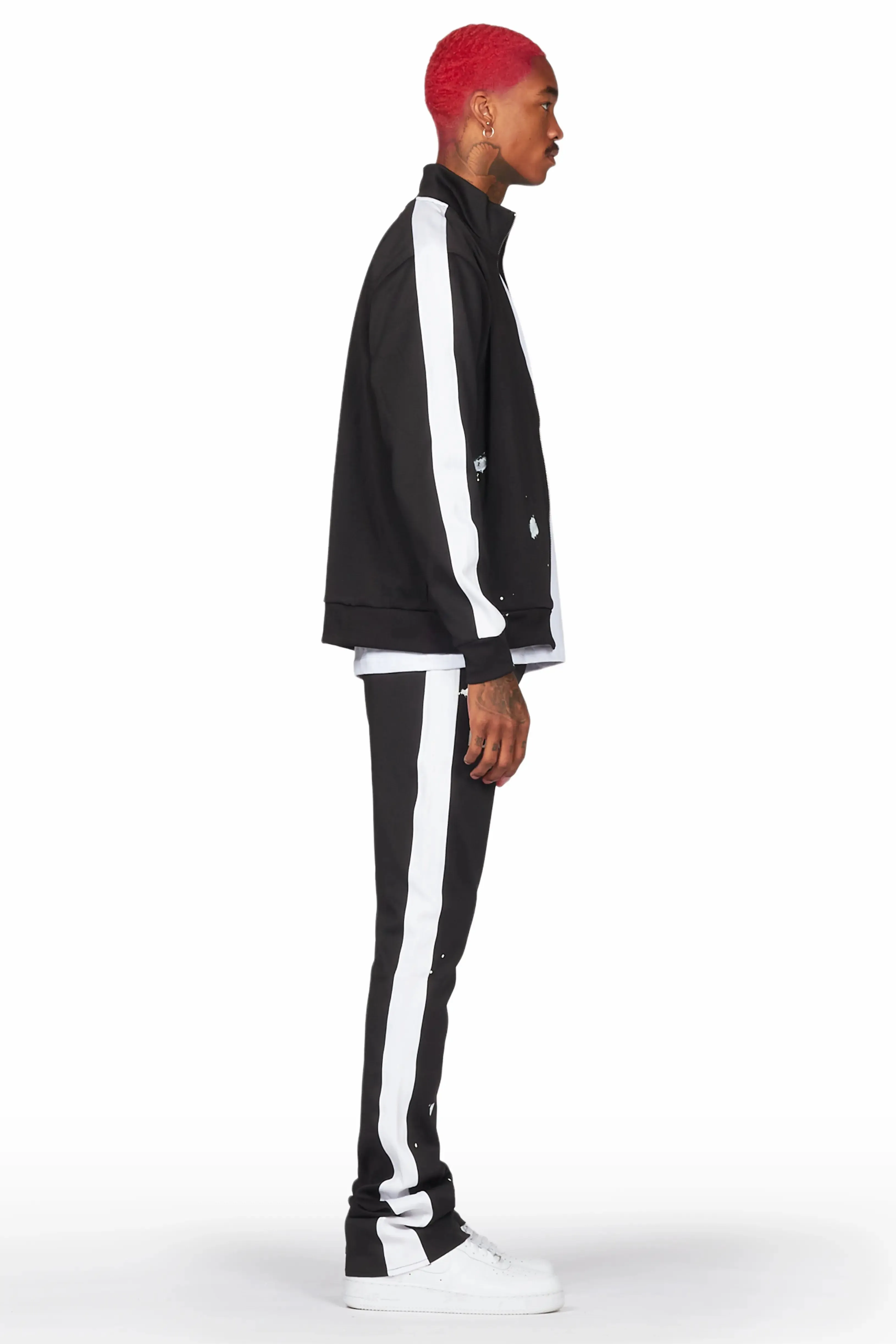 Raffer Black Super Stacked Tricot Track Set sold by Rockstar Original product image thumbnail 4