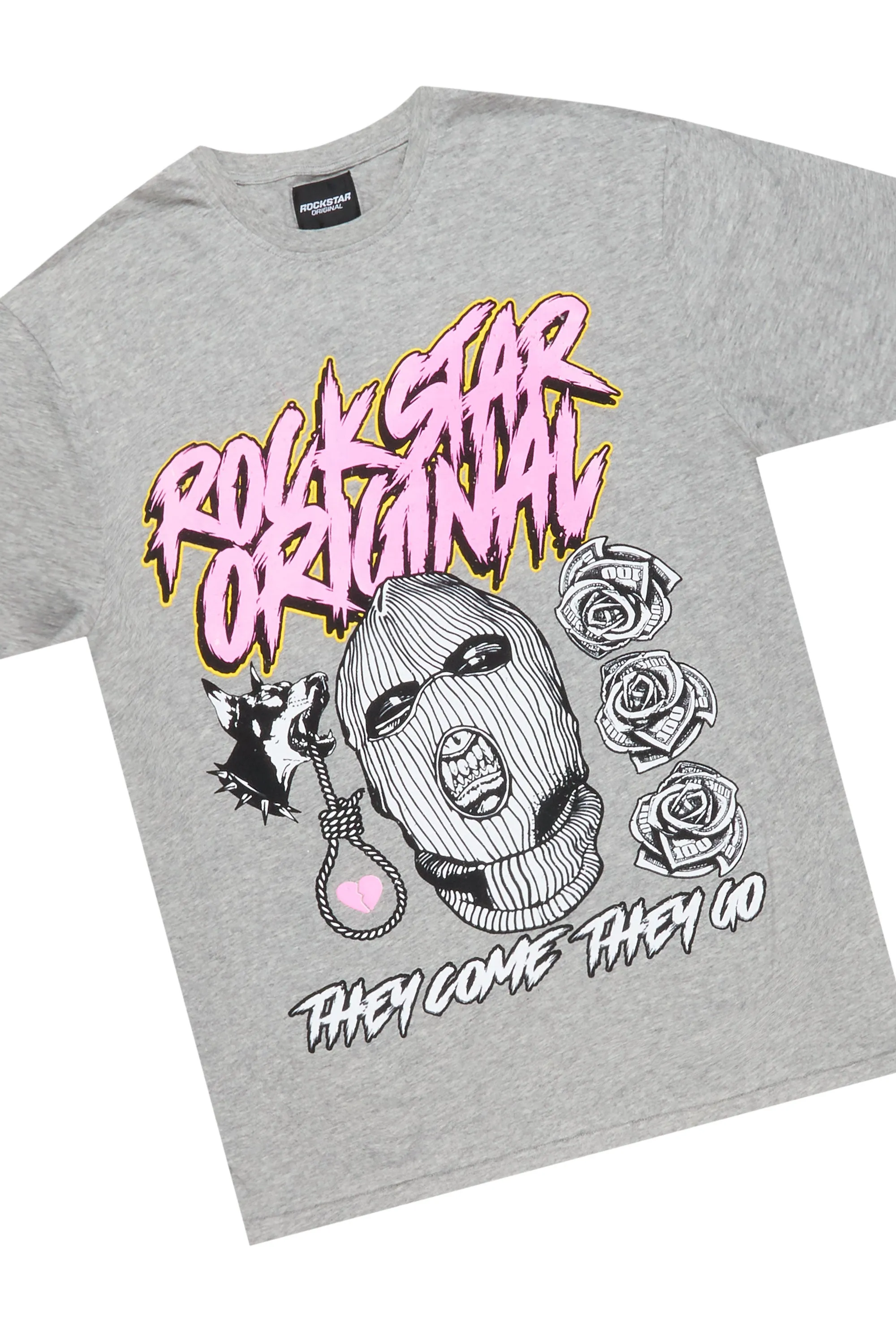 Clava Grey T-Shirt/Short Set sold by Rockstar Original product image thumbnail 2