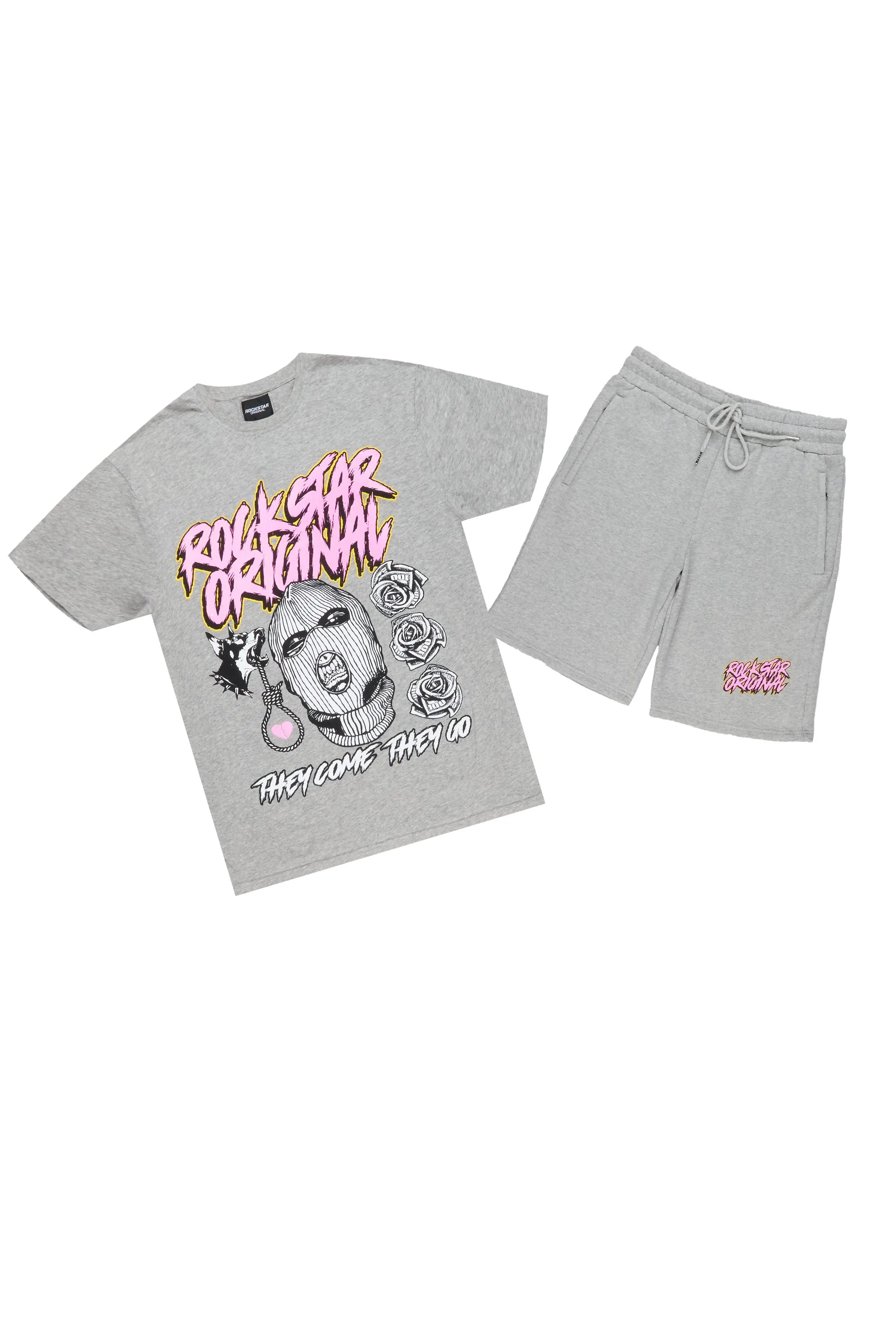 Clava Grey T-Shirt/Short Set sold by Rockstar Original