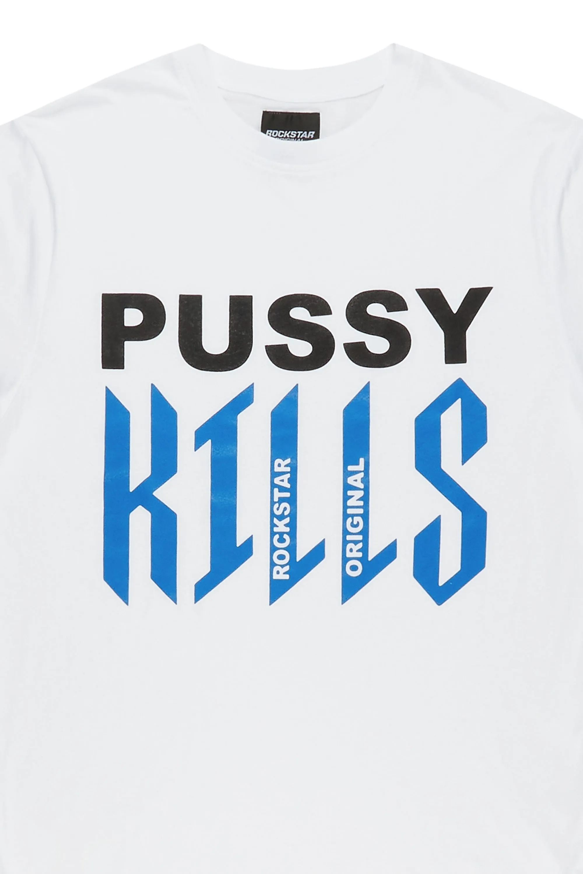 Nynez White Graphic T-Shirt sold by Rockstar Original product image thumbnail 2