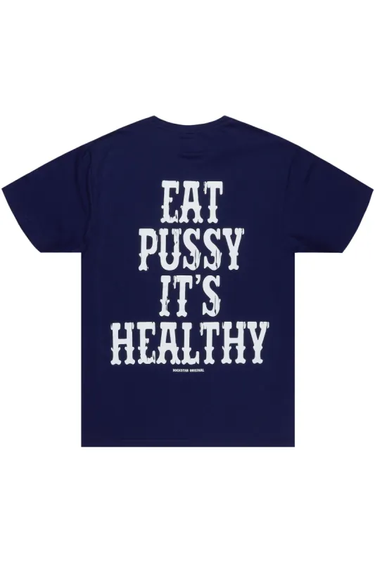 Posse Navy Graphic T-Shirt sold by Rockstar Original