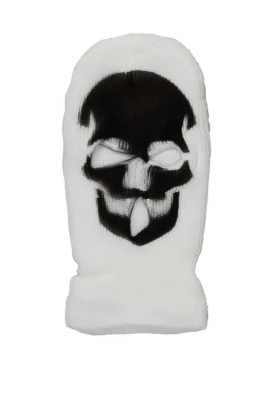 Batu White Graphic Ski Mask sold by Rockstar Original