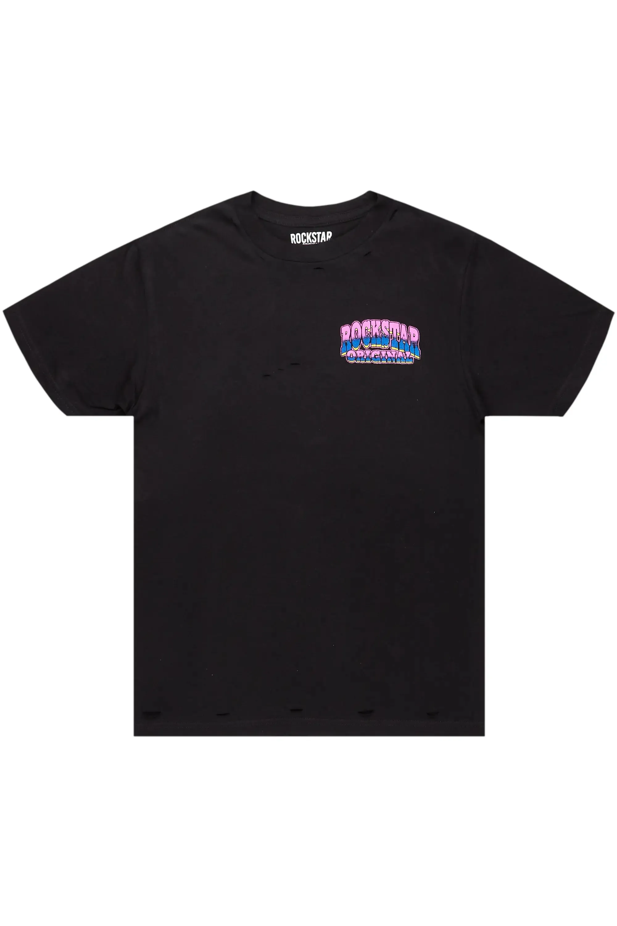 Switchin Black Graphic T-Shirt sold by Rockstar Original product image thumbnail 5