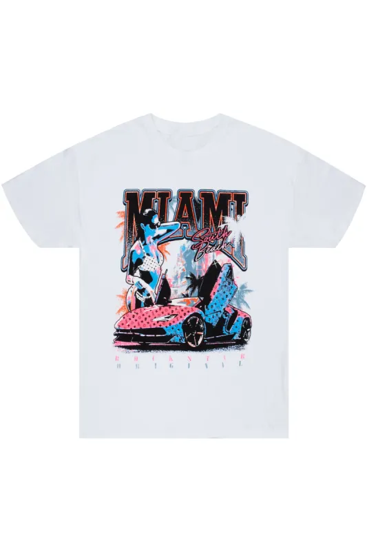 Drexell Graphic T-Shirt-White sold by Rockstar Original