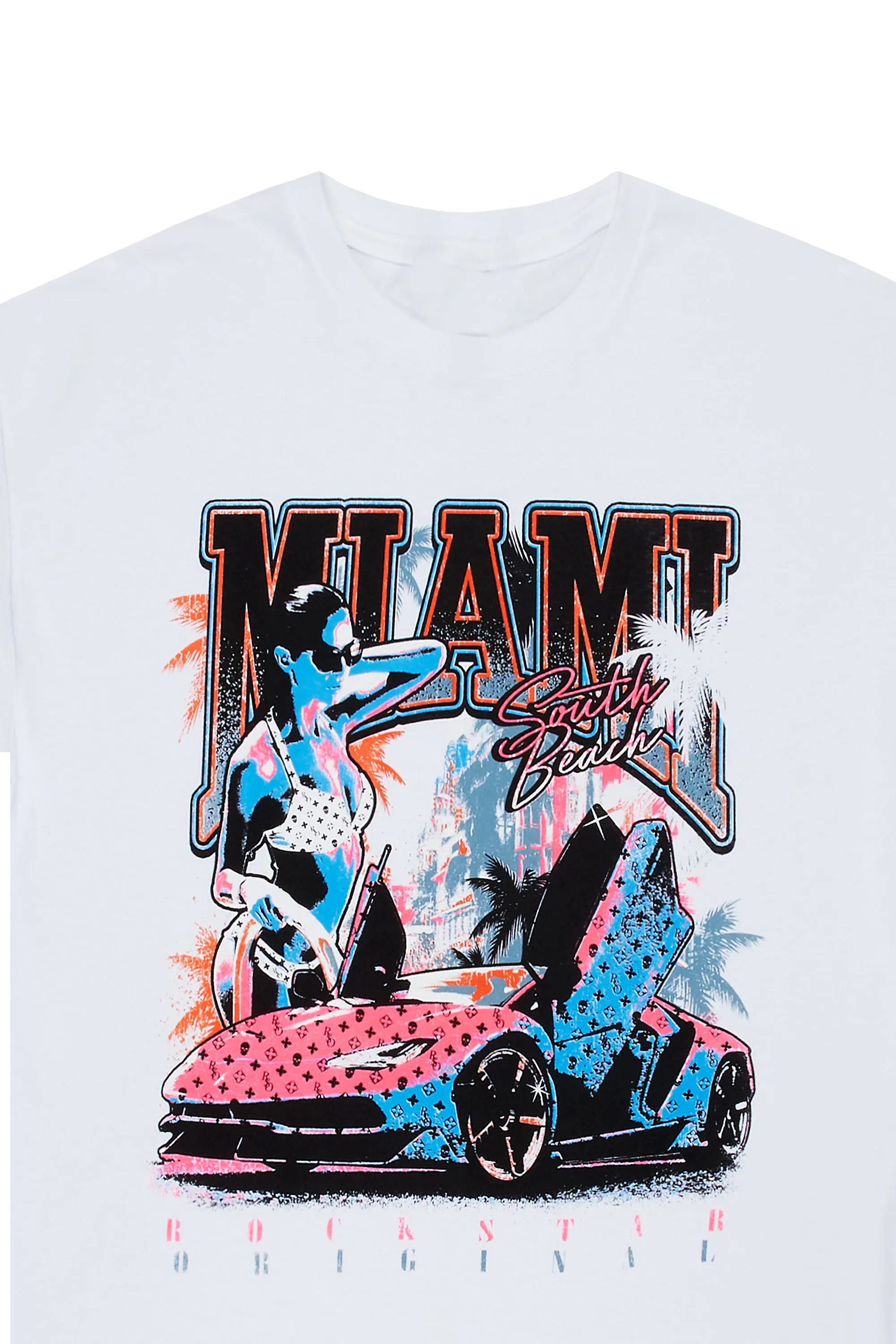 Drexell Graphic T-Shirt-White sold by Rockstar Original product image thumbnail 3