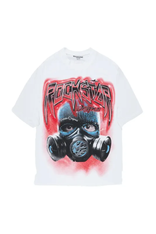 Play Dirty White Mega Oversized T-Shirt sold by Rockstar Original