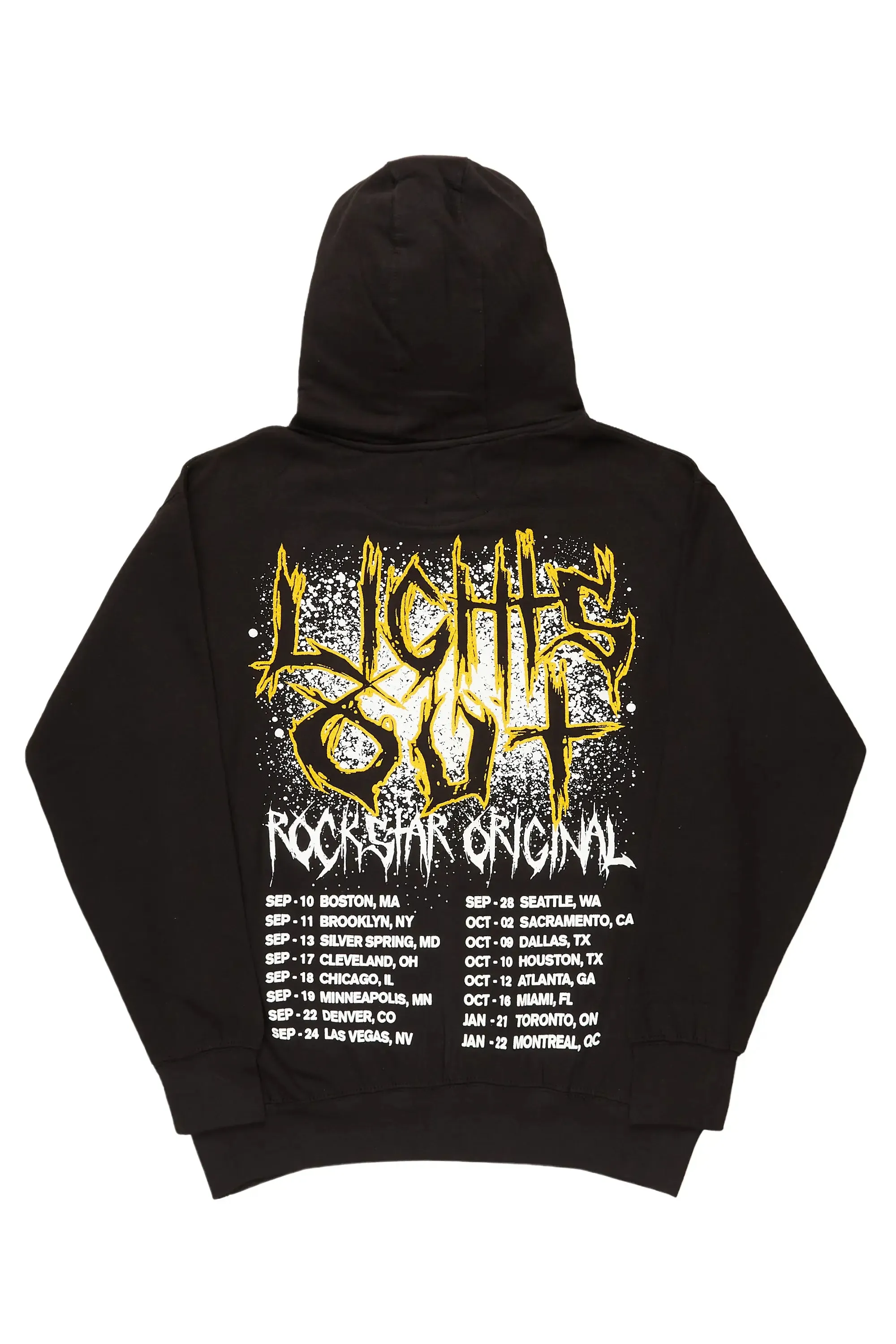 Bryanna Black Oversized Hoodie sold by Rockstar Original product image thumbnail 3
