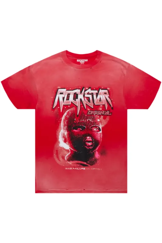 Ganen Red Graphic T-Shirt sold by Rockstar Original