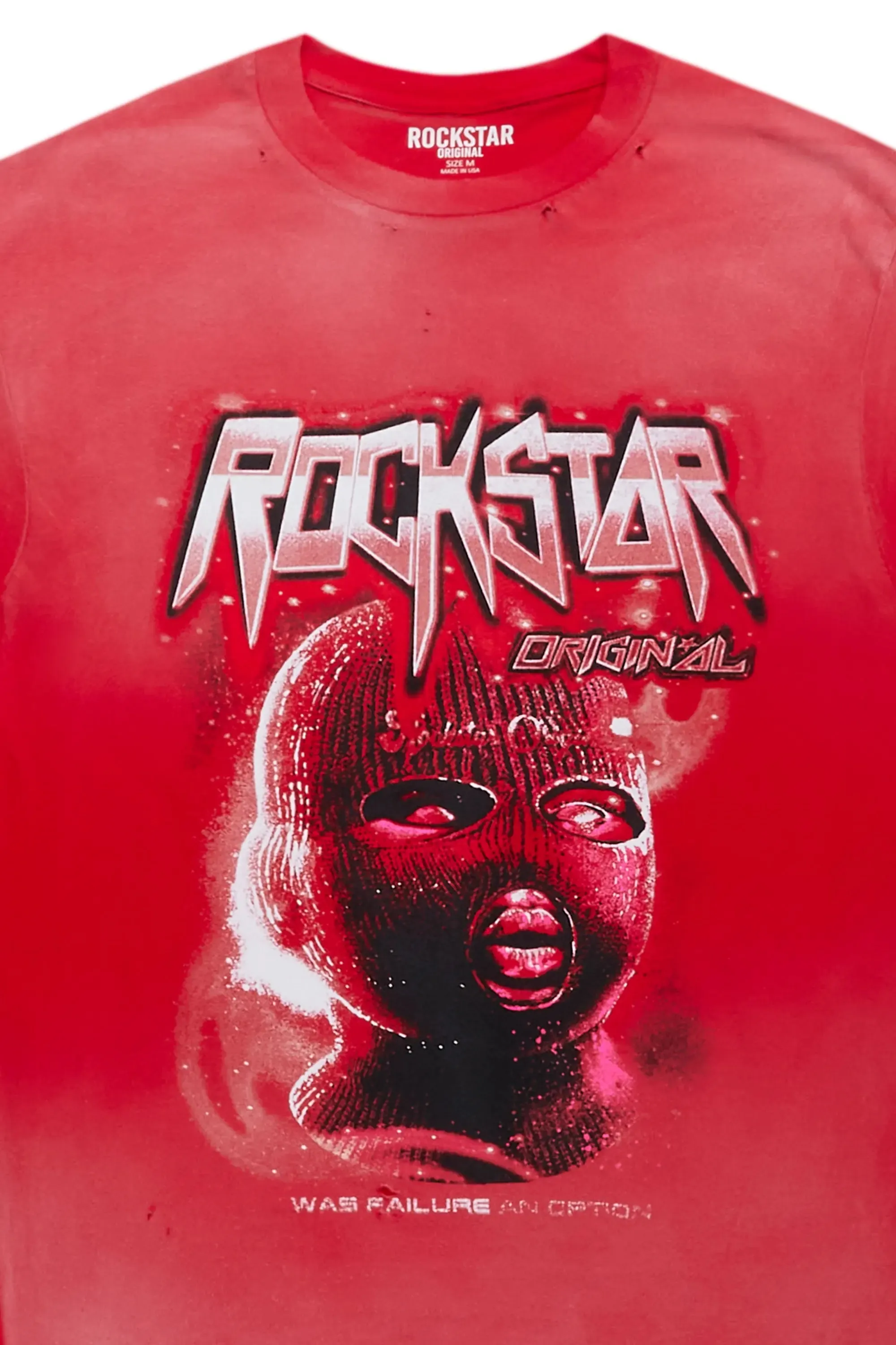 Ganen Red Graphic T-Shirt sold by Rockstar Original product image thumbnail 3