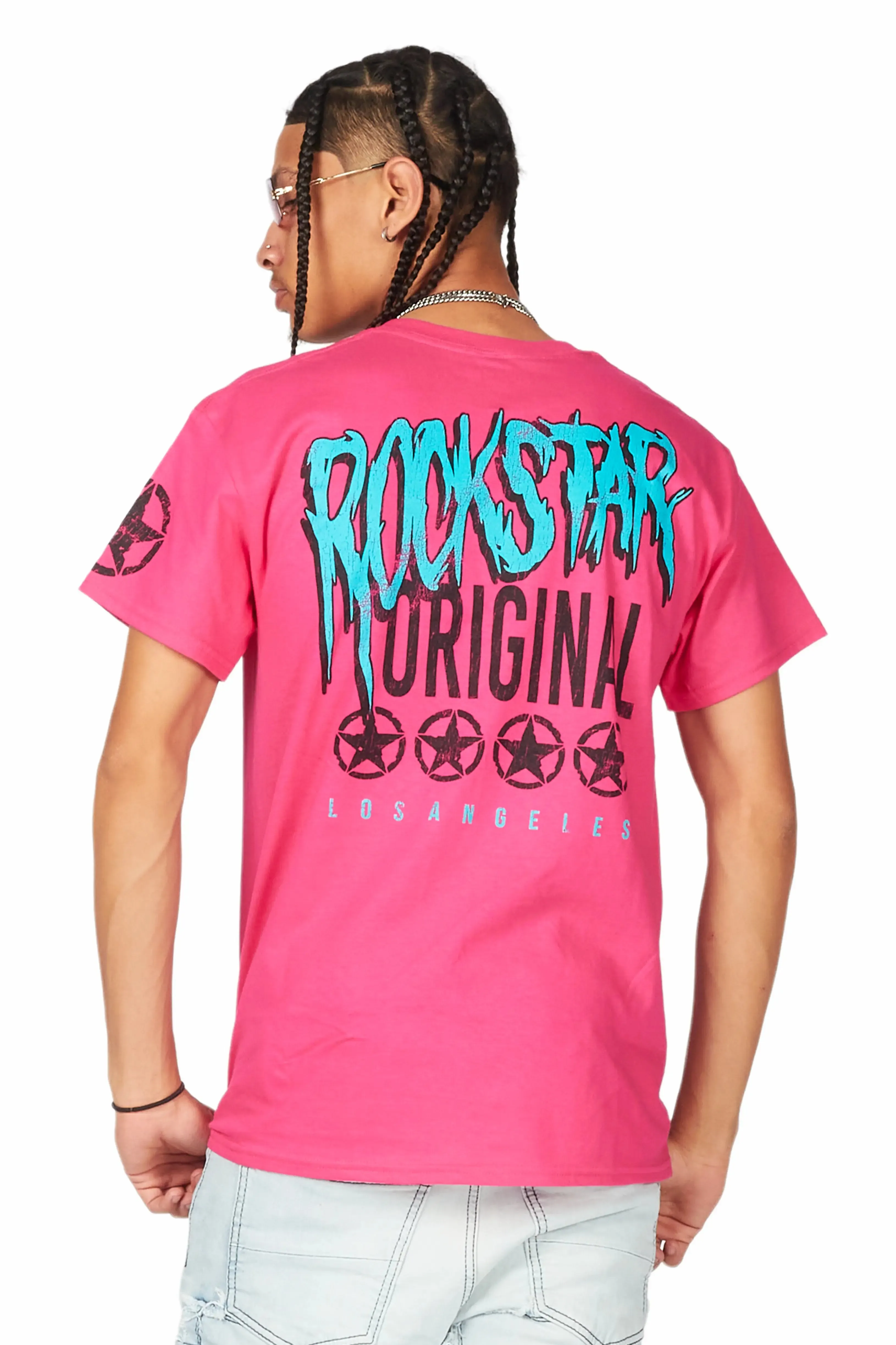 Wizzurd Fuchsia Graphic T-Shirt sold by Rockstar Original