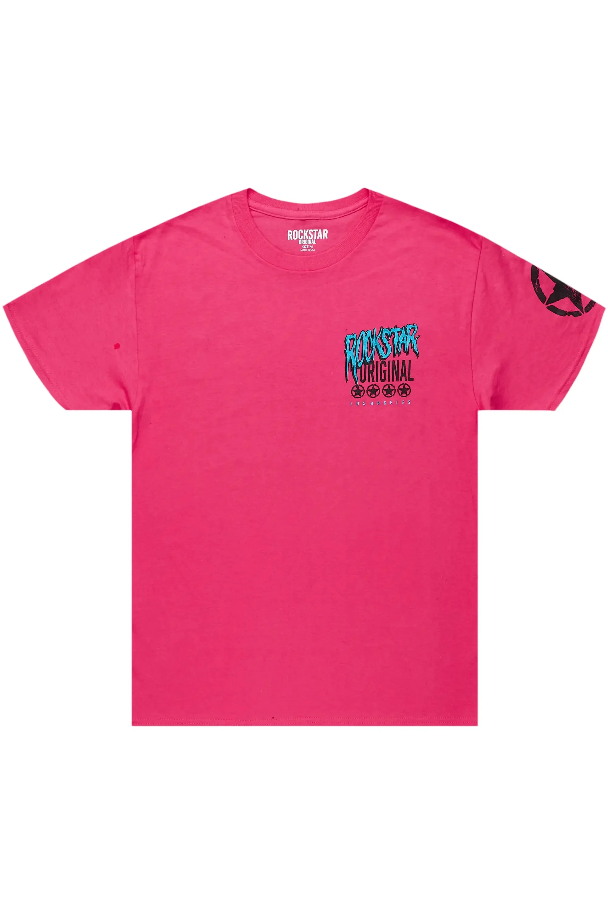 Wizzurd Fuchsia Graphic T-Shirt sold by Rockstar Original product image thumbnail 5