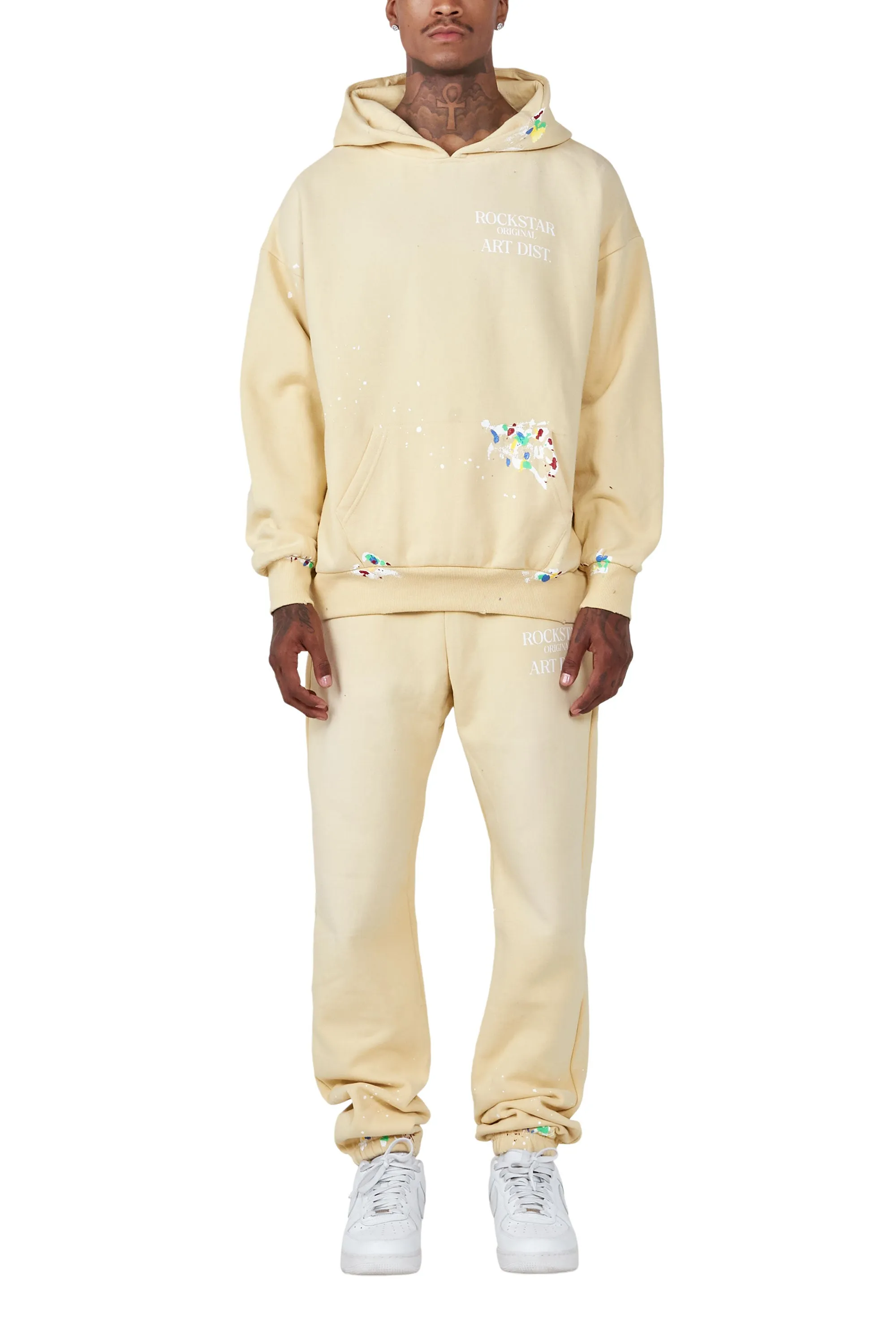 Rockstar Art Dist. Yellow Graphic Hoodie Track Set sold by Rockstar Original product image thumbnail 5