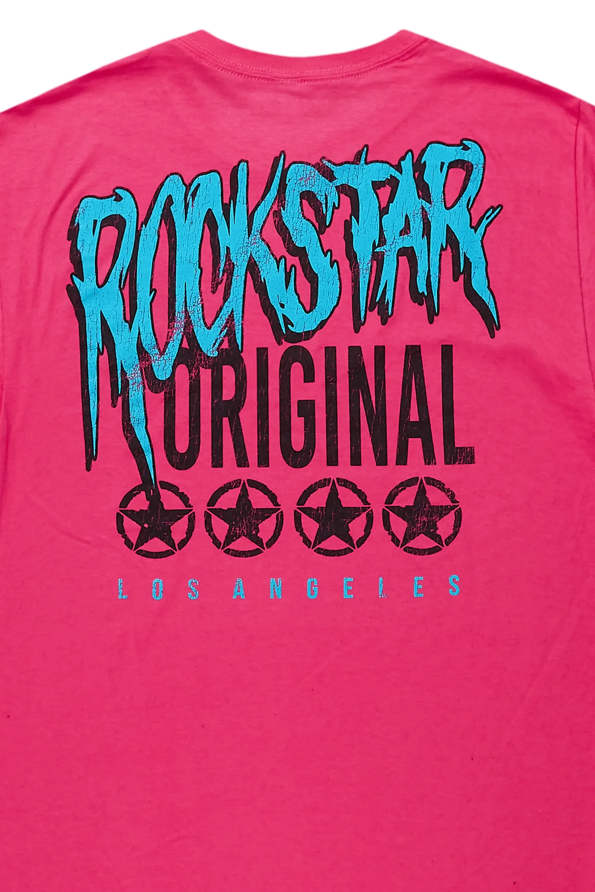 Wizzurd Fuchsia Graphic T-Shirt sold by Rockstar Original product image thumbnail 4