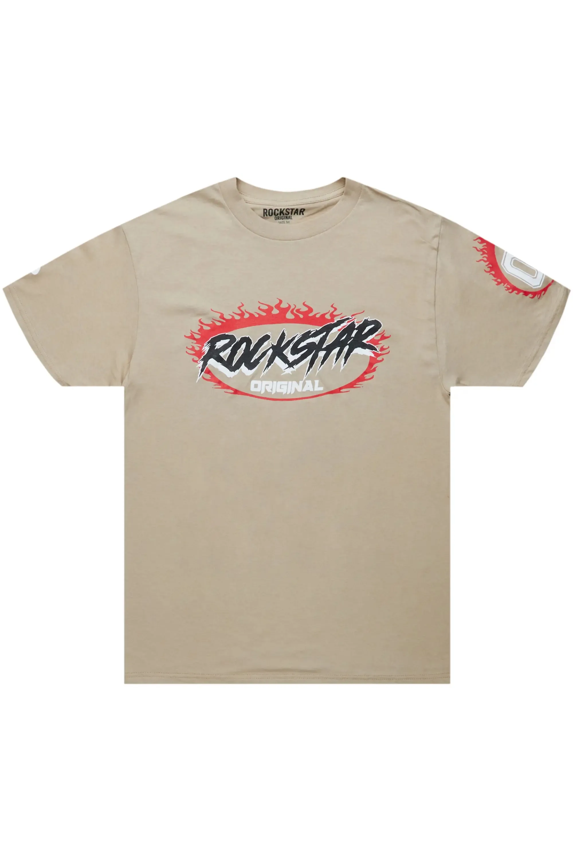 Aviana Beige Oversized T-Shirt sold by Rockstar Original product image thumbnail 2