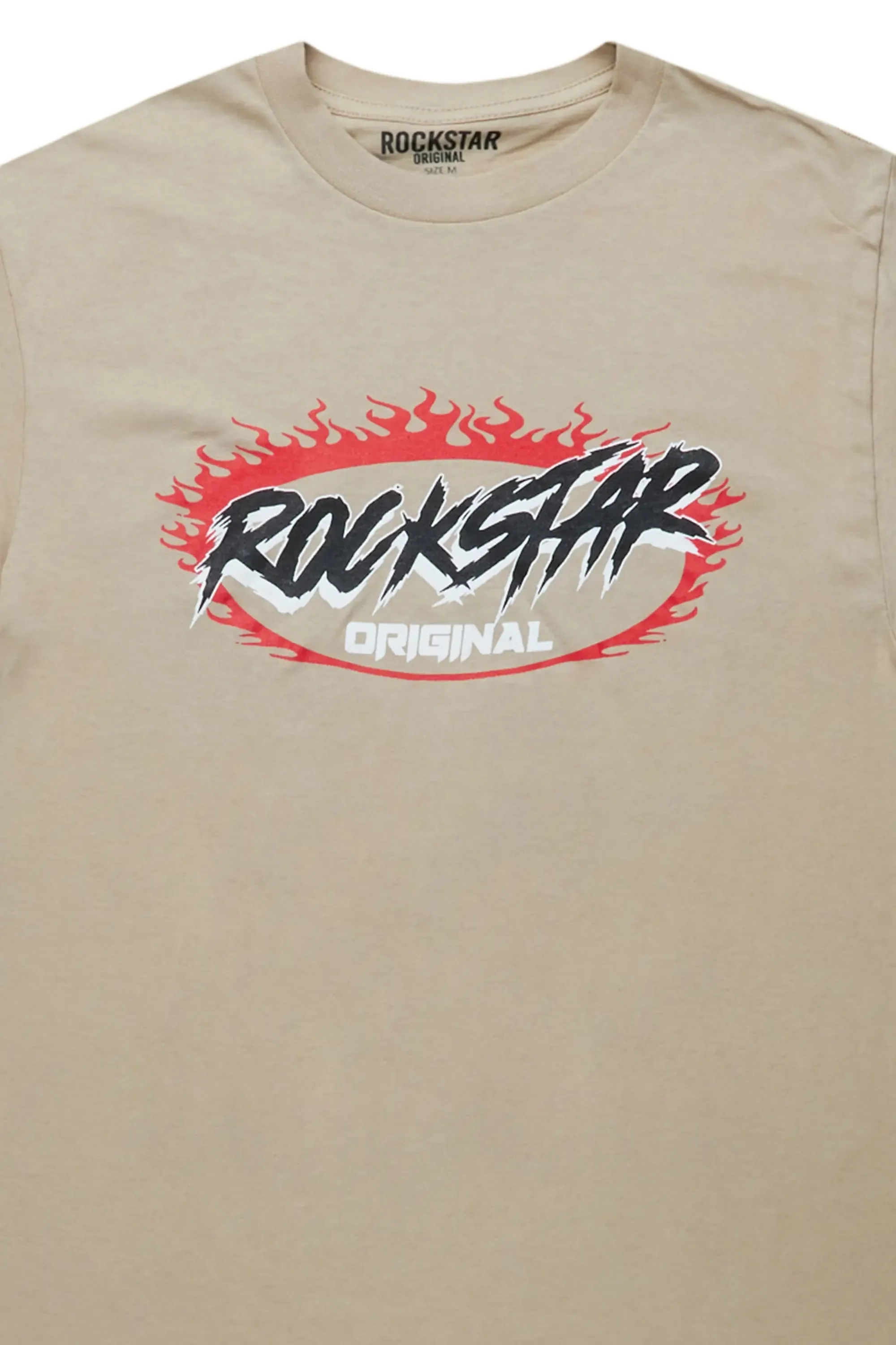 Aviana Beige Oversized T-Shirt sold by Rockstar Original product image thumbnail 5