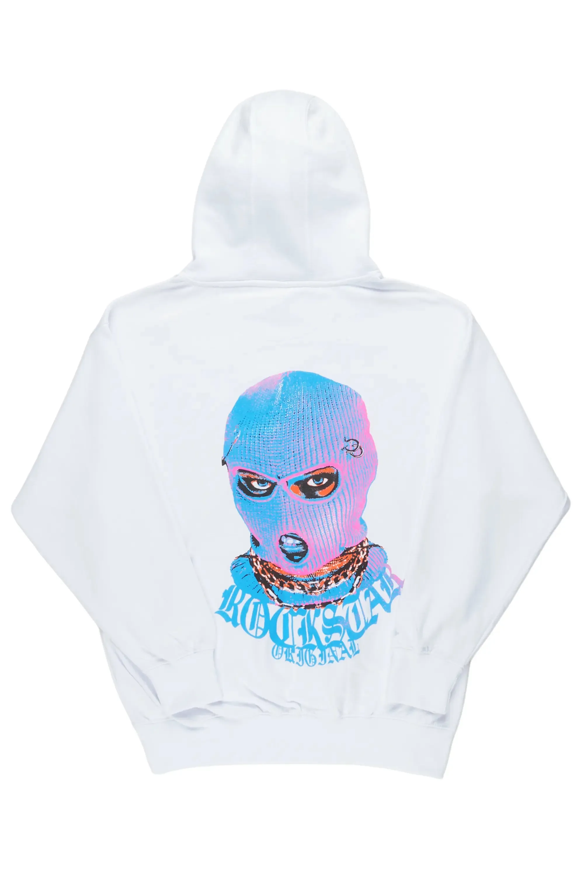 Murdra Graphic White/Blue Hoodie sold by Rockstar Original product image thumbnail 3