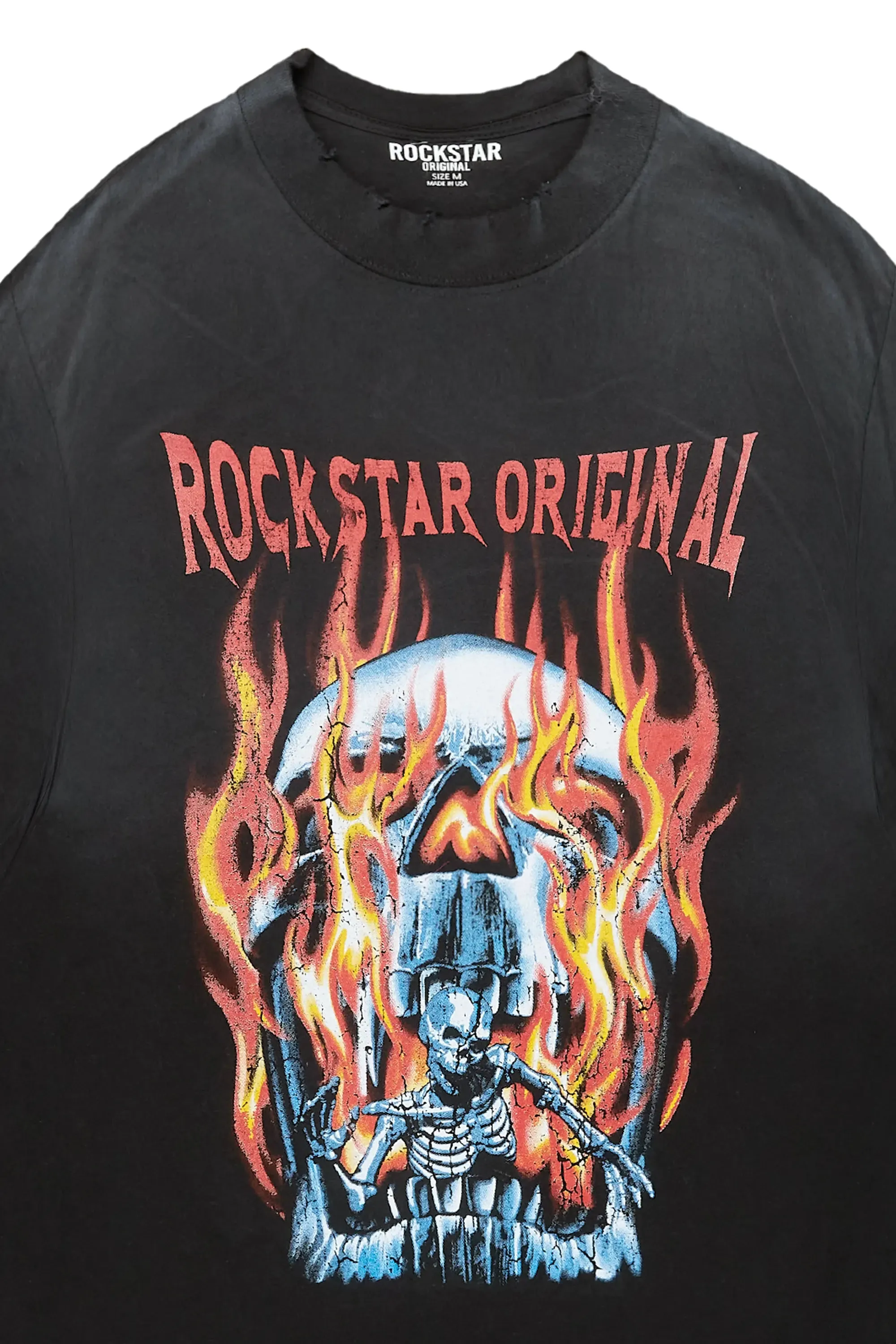 Saber Black Oversized Graphic T-Shirt sold by Rockstar Original product image thumbnail 5