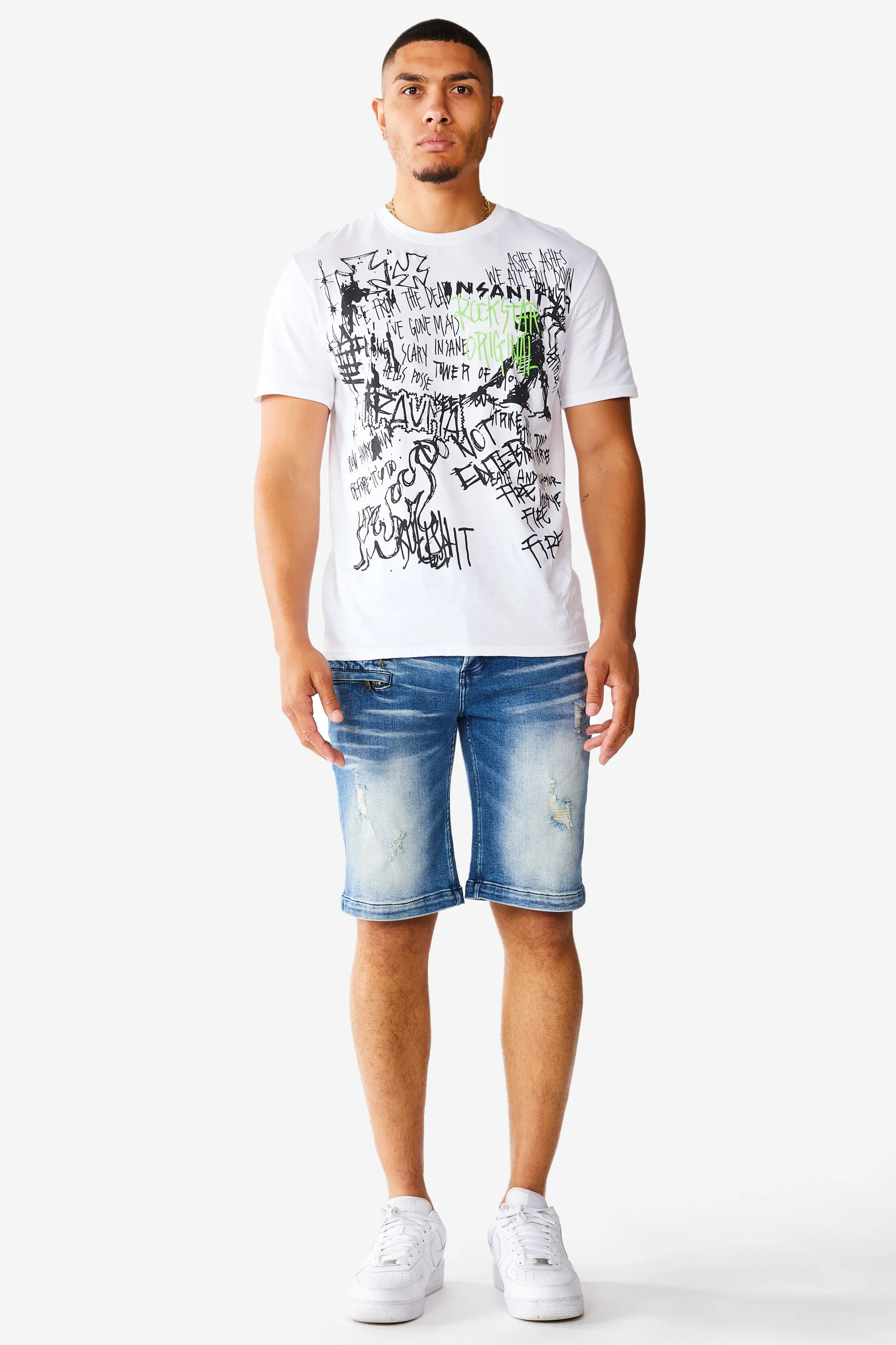 Kenny Denim Short- Blue sold by Rockstar Original product image thumbnail 5