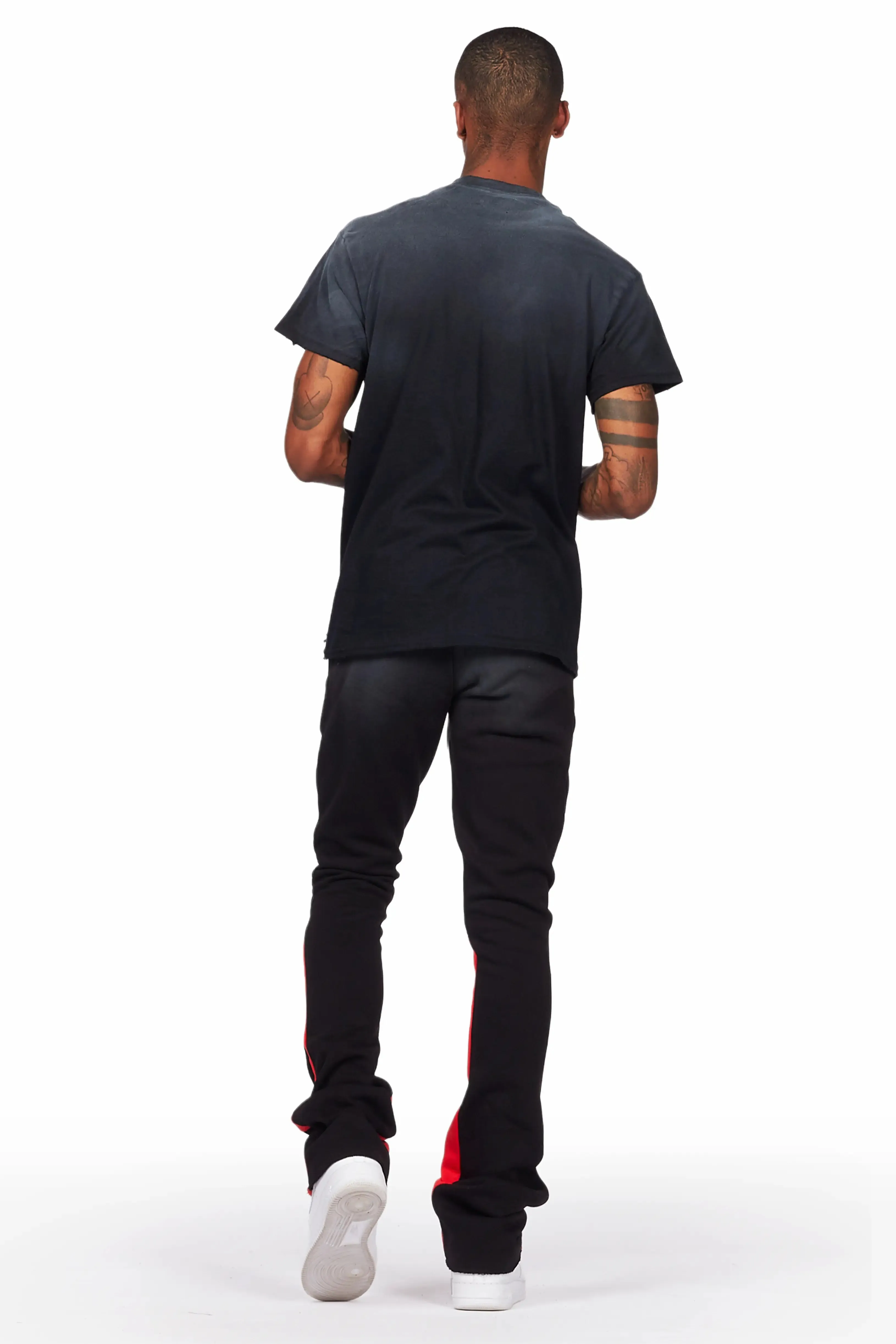 Edwald Black T-Shirt/Stacked Flare Track Set sold by Rockstar Original product image thumbnail 4