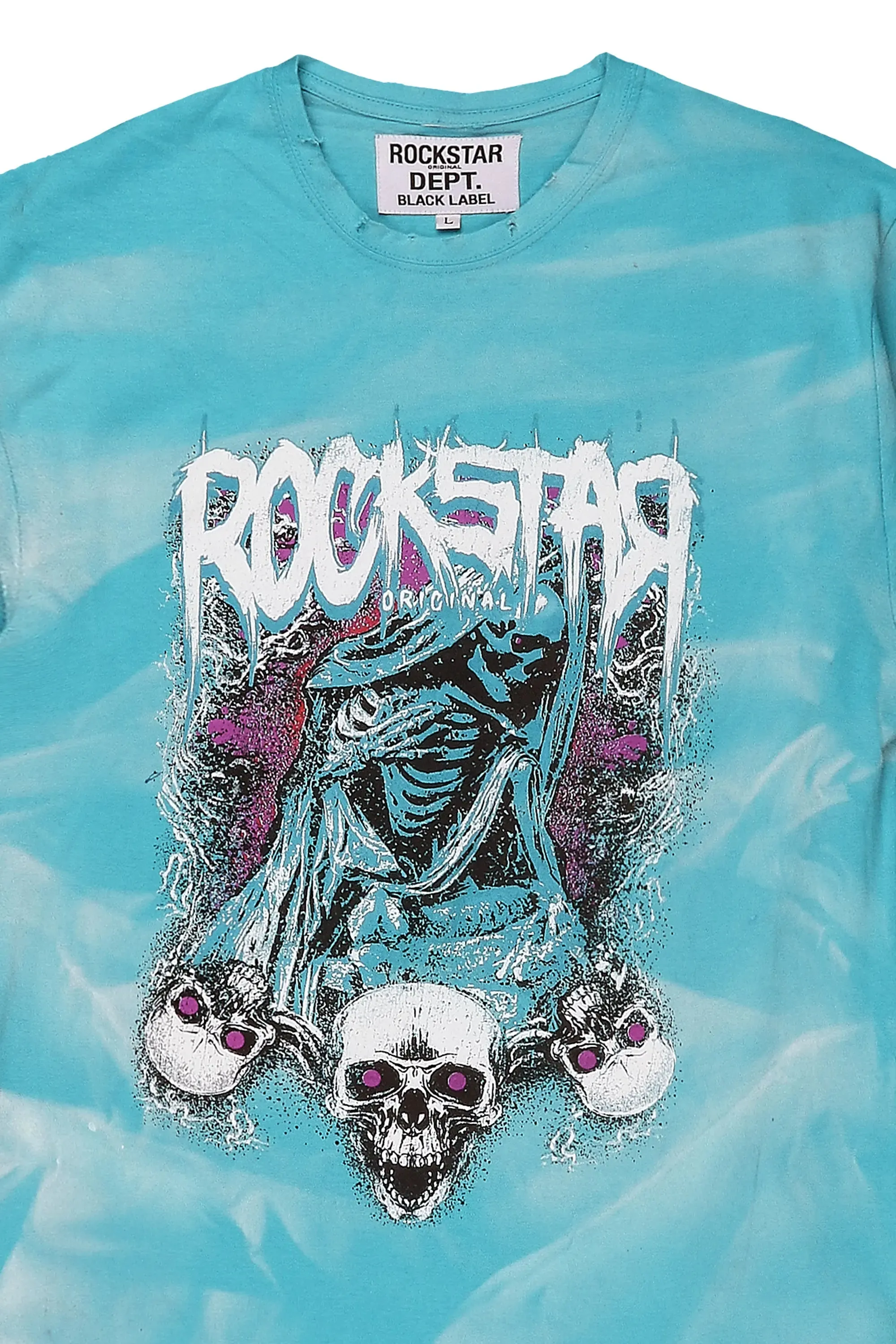 Ozzy Blue Graphic T-Shirt sold by Rockstar Original product image thumbnail 2