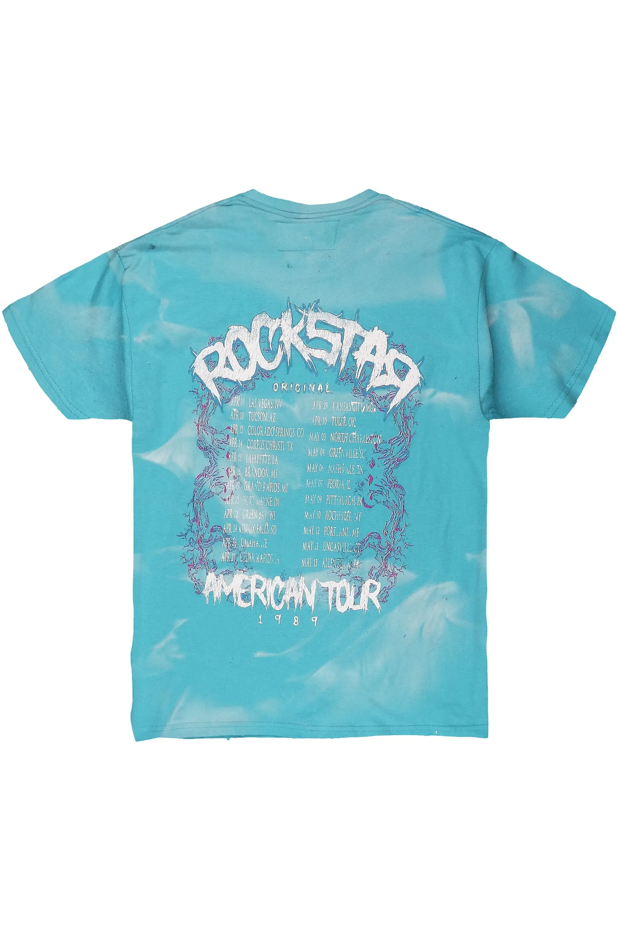 Ozzy Blue Graphic T-Shirt sold by Rockstar Original product image thumbnail 3