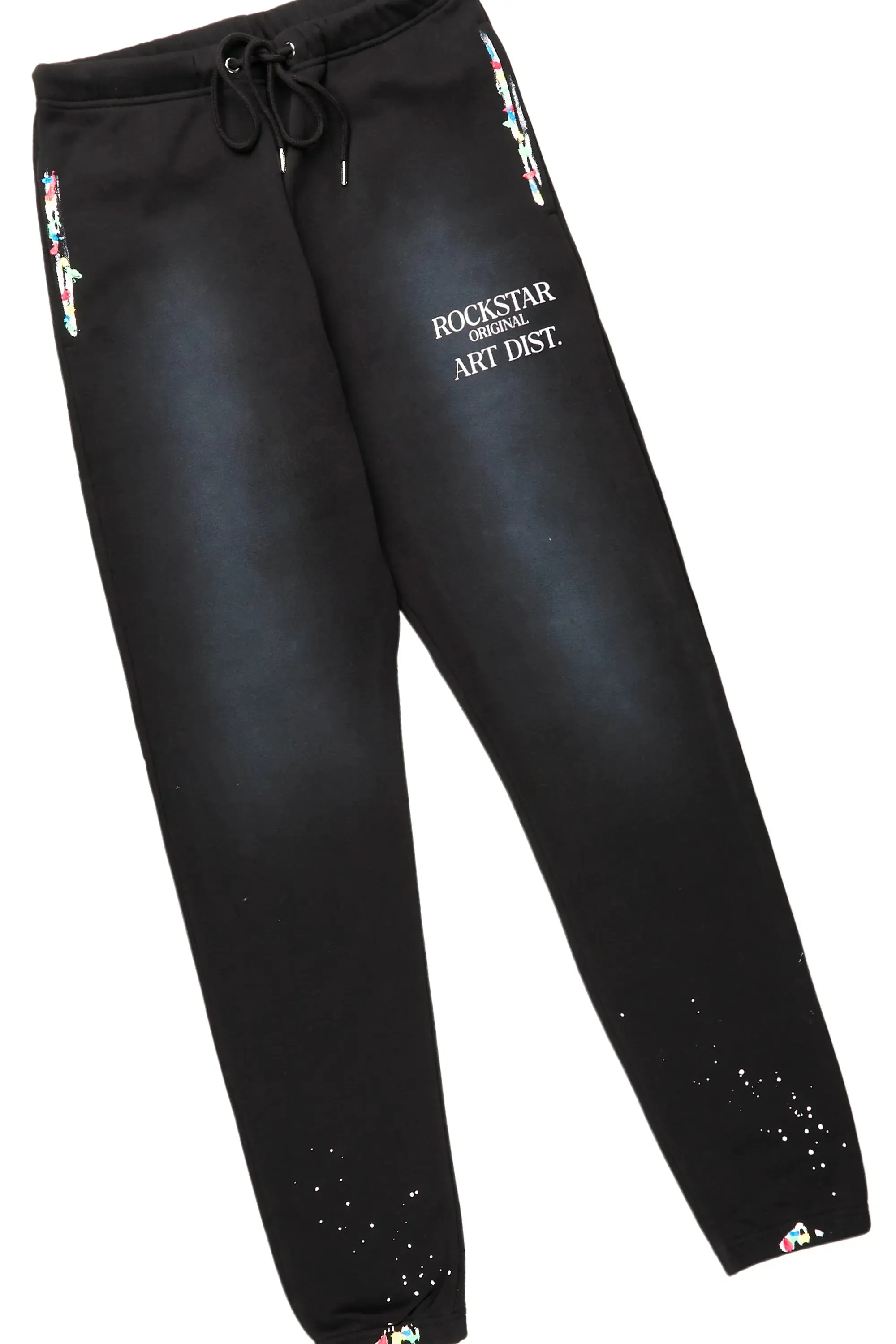 Rockstar Art Dist. Black Relaxed Fit Track Set sold by Rockstar Original product image thumbnail 3