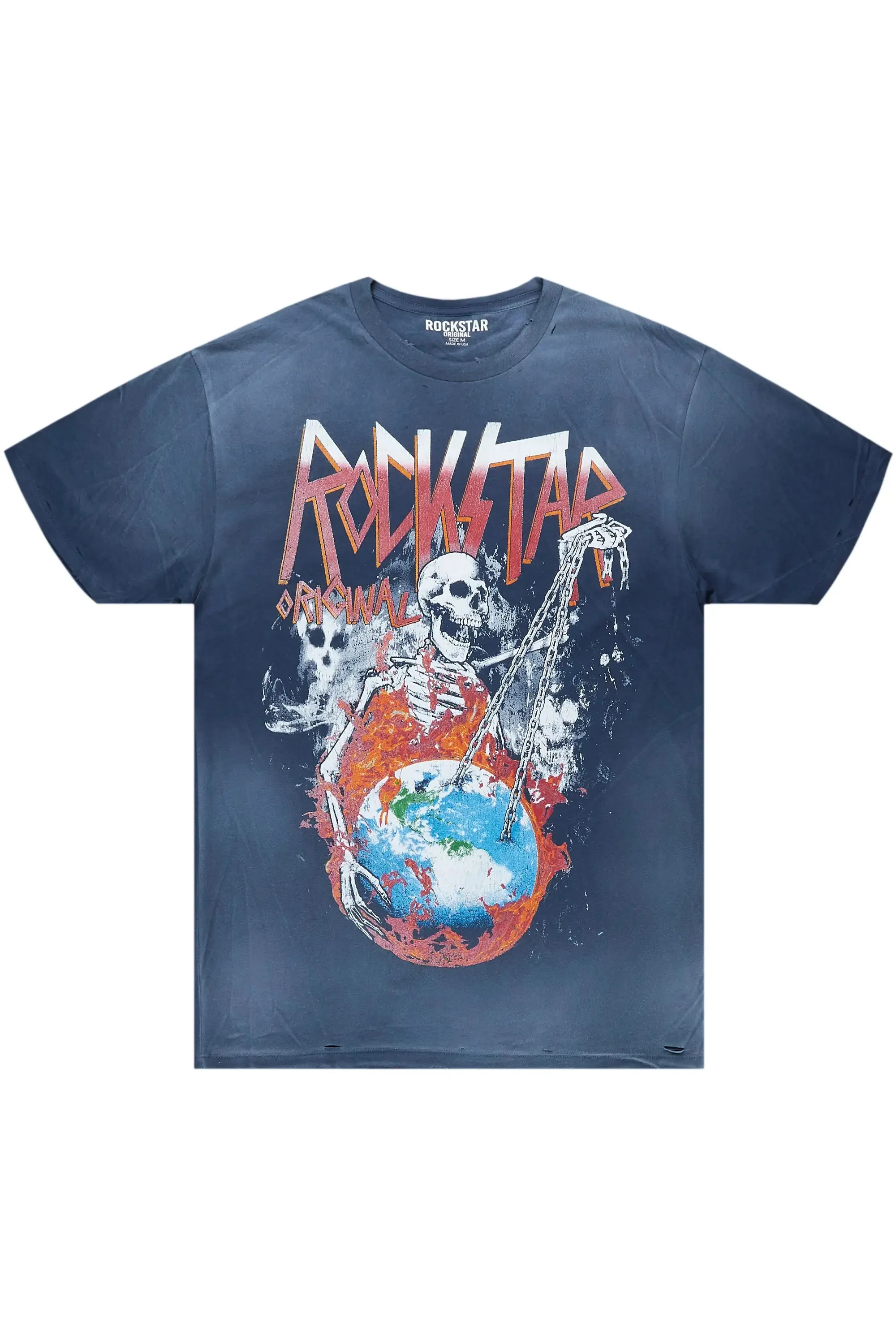 Barrett Steel Blue Printed T-Shirt sold by Rockstar Original