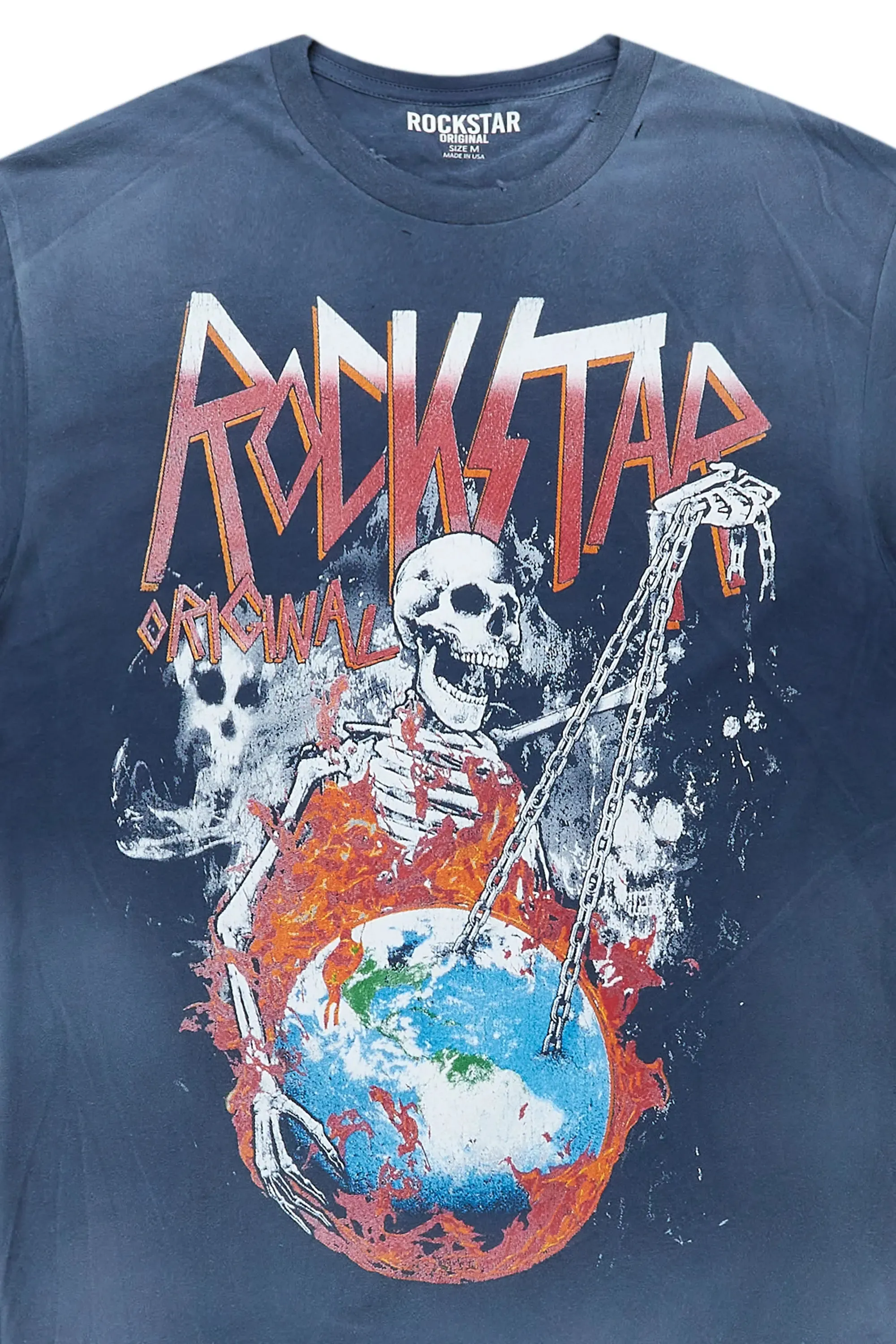 Barrett Steel Blue Printed T-Shirt sold by Rockstar Original product image thumbnail 2