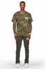 Alpine Olive Stacked Flare Pant sold by Rockstar Original