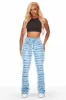 Raeven Light Blue Stacked Flare Jean sold by Rockstar Original