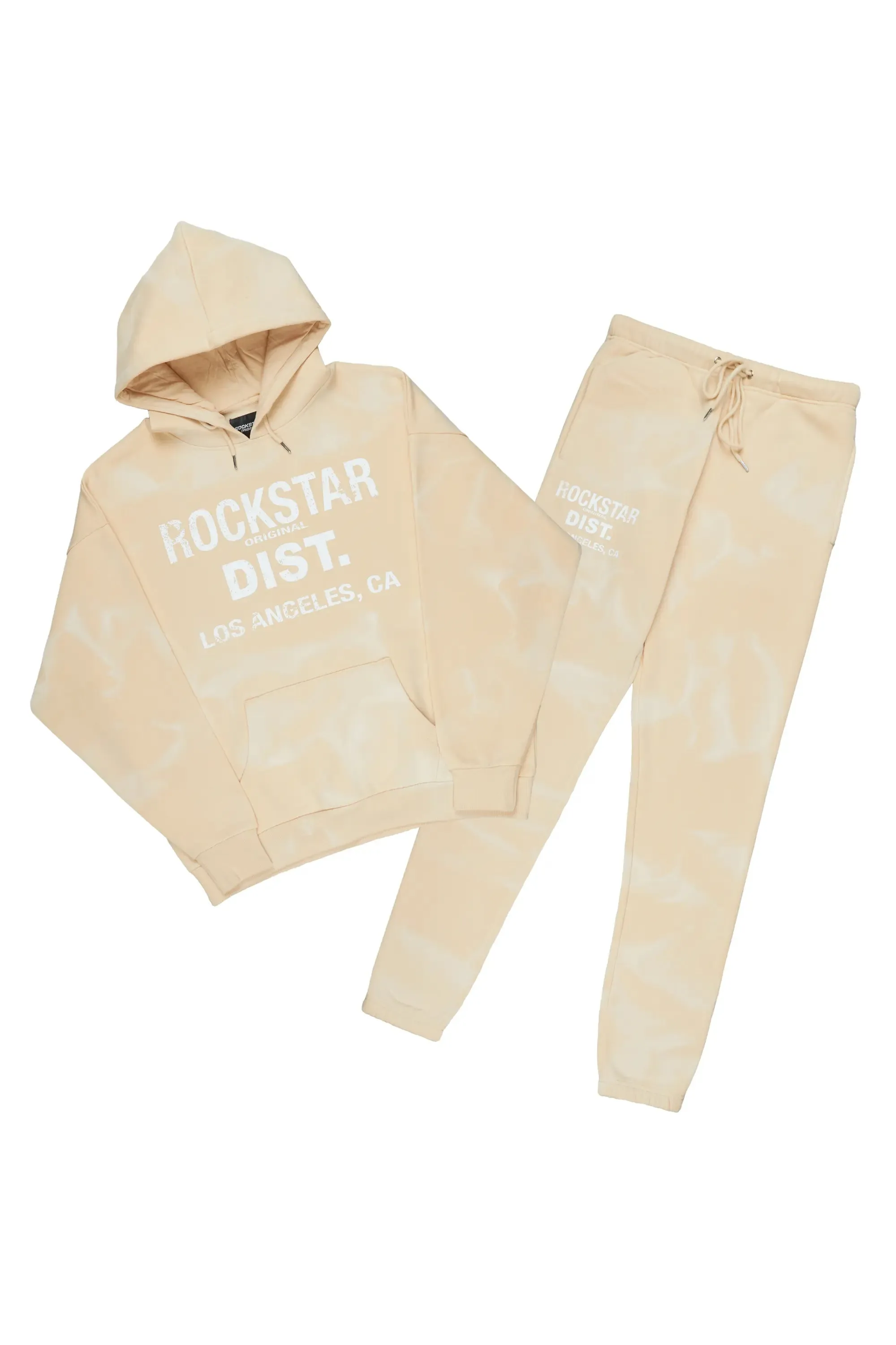 Nelly Beige Hoodie Relaxed Fit Track Set sold by Rockstar Original product image thumbnail 2
