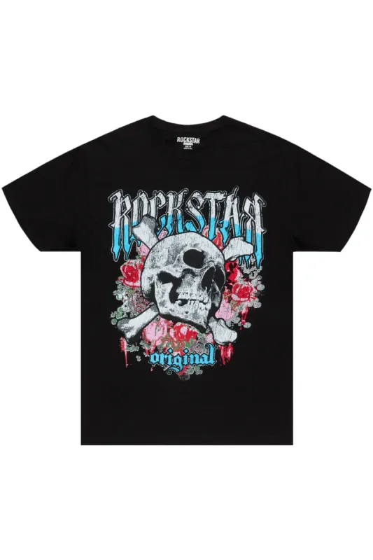 Nexum Jet Black Graphic T-Shirt sold by Rockstar Original