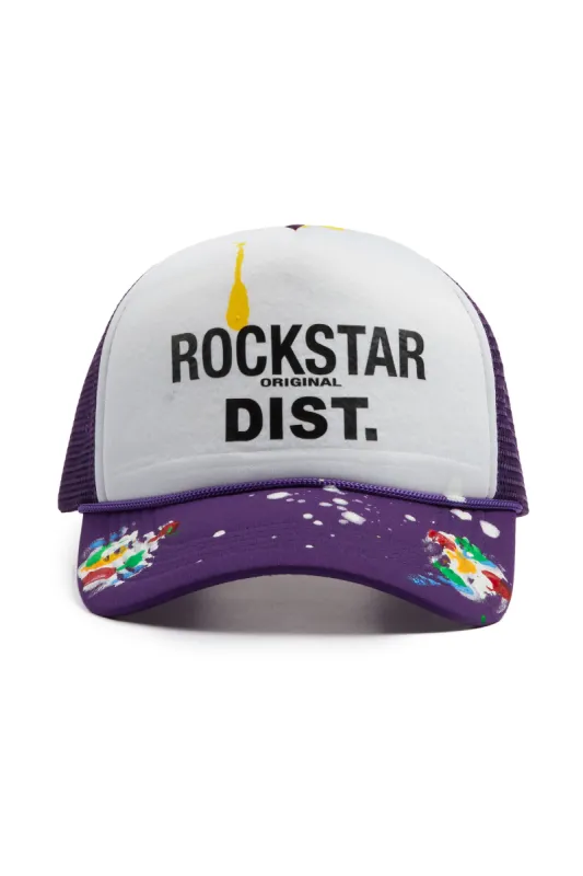 Neptune White/Purple Trucker Hat sold by Rockstar Original