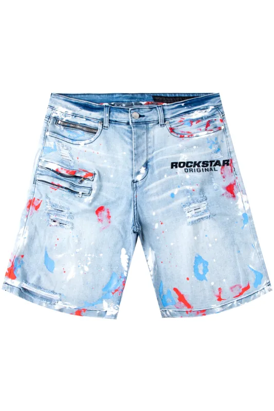 Noa Denim Short-Blue sold by Rockstar Original