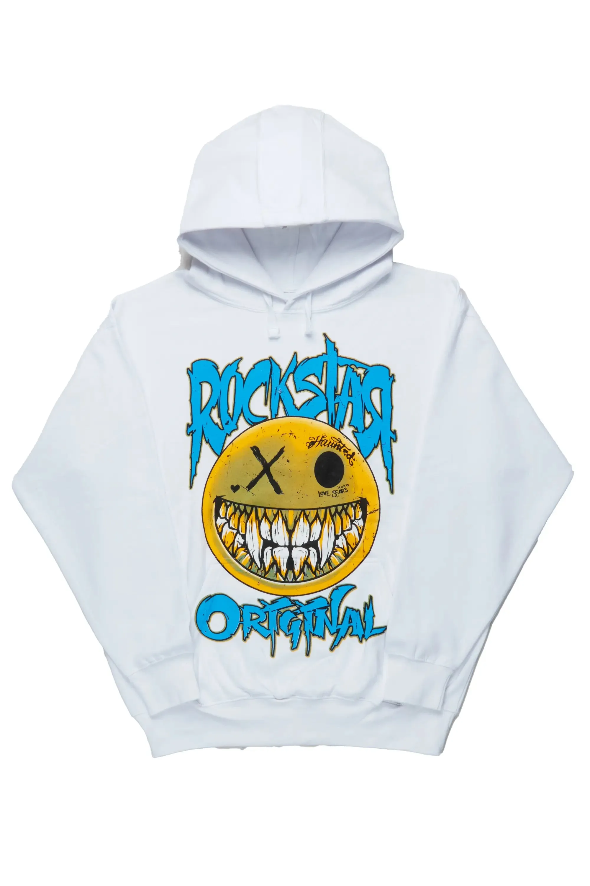 Fraust White Graphic Hoodie sold by Rockstar Original