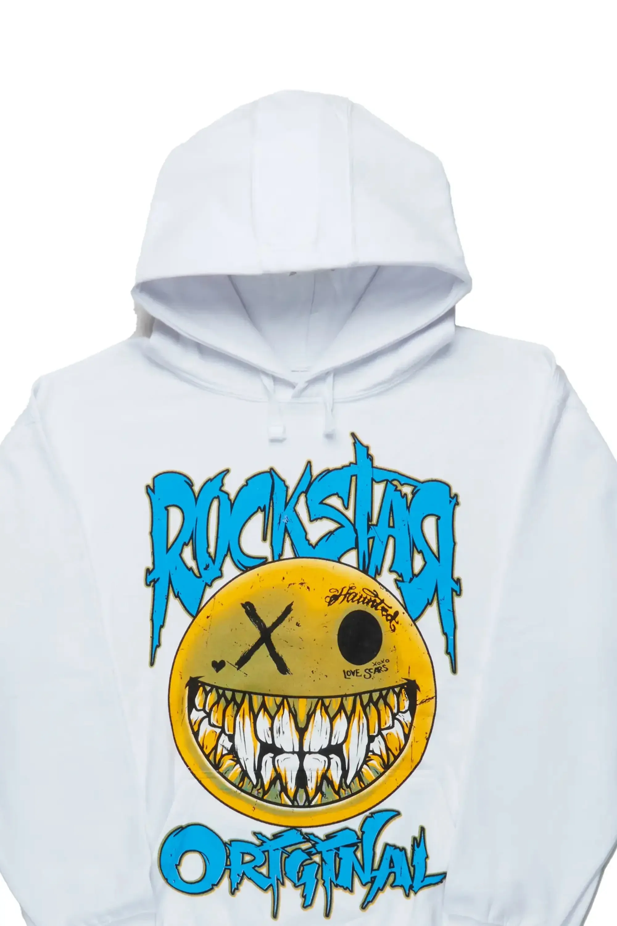 Fraust White Graphic Hoodie sold by Rockstar Original product image thumbnail 3