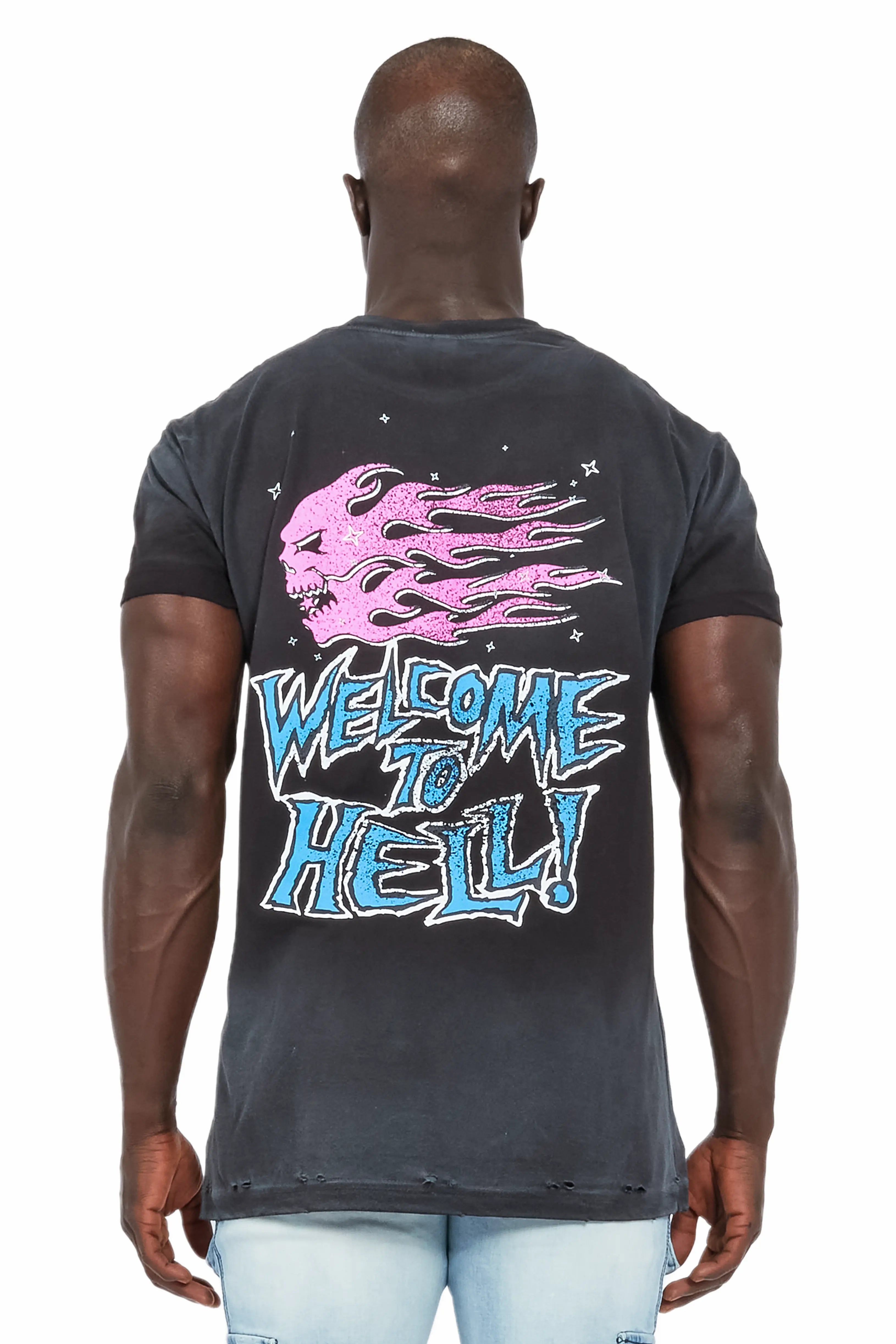 Gaston Black Graphic T-Shirt sold by Rockstar Original product image thumbnail 5