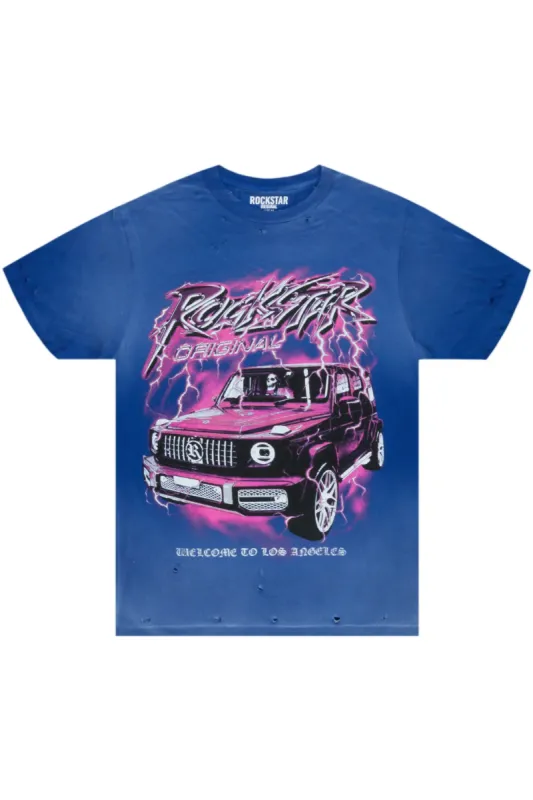 Hai Royal Blue Graphic T-Shirt sold by Rockstar Original