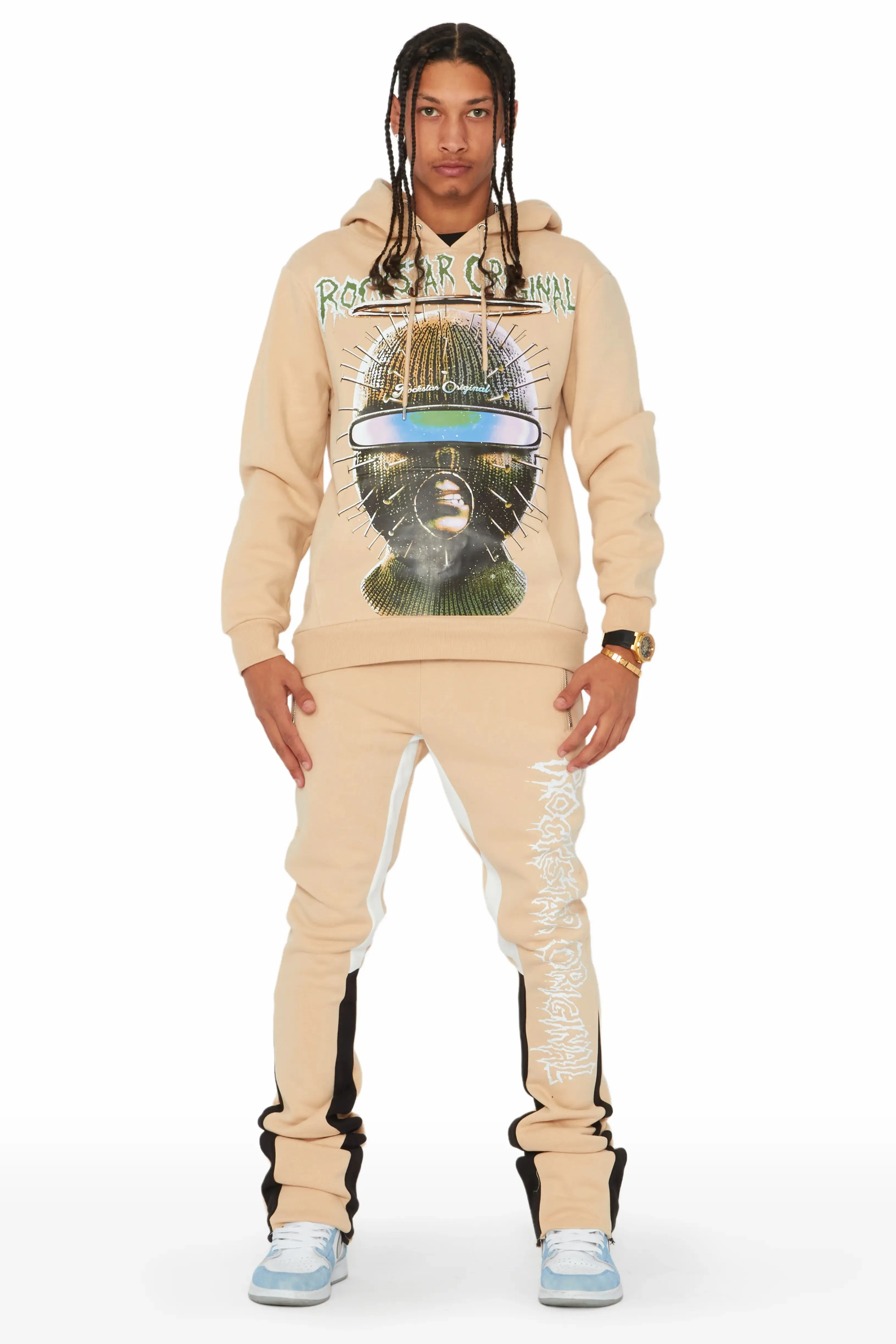 Deem Beige/Black Stacked Flare Track Set sold by Rockstar Original